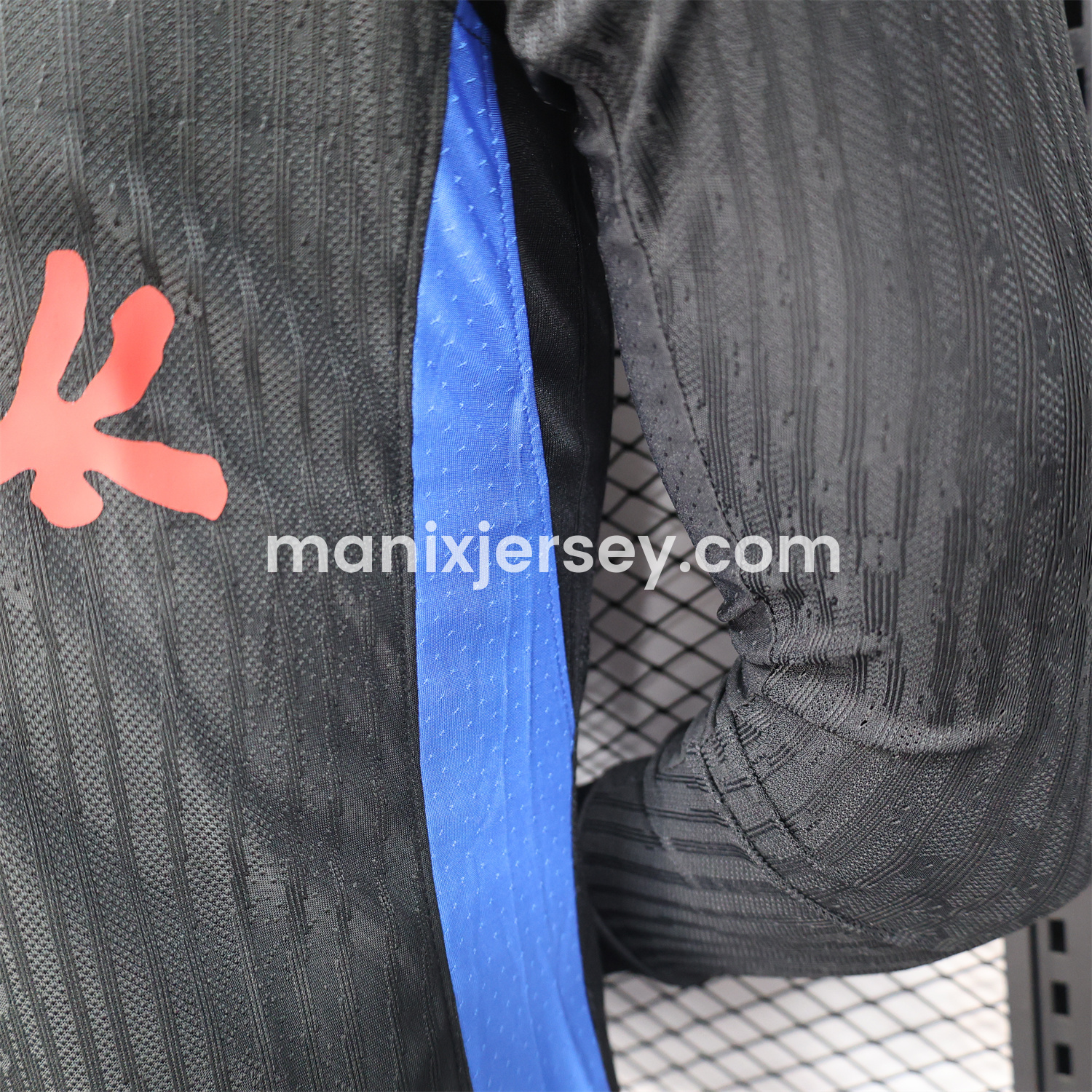 ManixJersey.com | Barcelona x Travis Scott 24-25 Away Black Long Sleeves Jersey - Player Version -Customize Name, Number and Patch | Worldwide Shipping