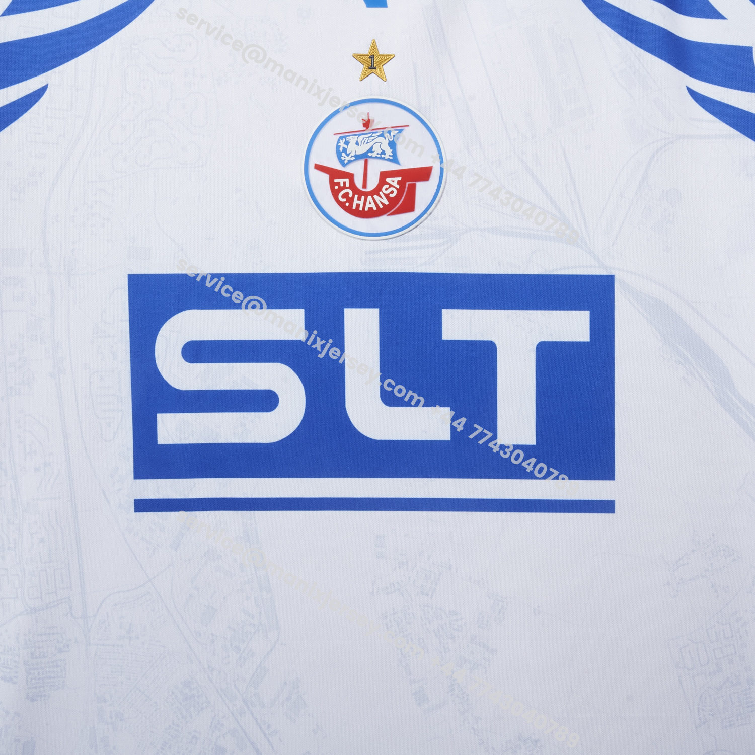 ManixJersey.com | Hansa Rostock 25-26 Away Jersey - Fans Version -Customize Name, Number and Patch | Worldwide Shipping