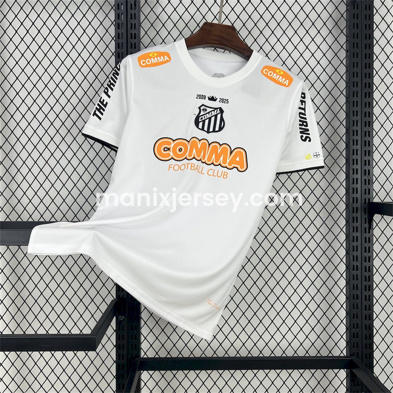 ManixJersey.com | Santos 25-26 Neymar Return Commemorative Special Edition Jersey - Fans Version -Customize Name, Number and Patch | Worldwide Shipping