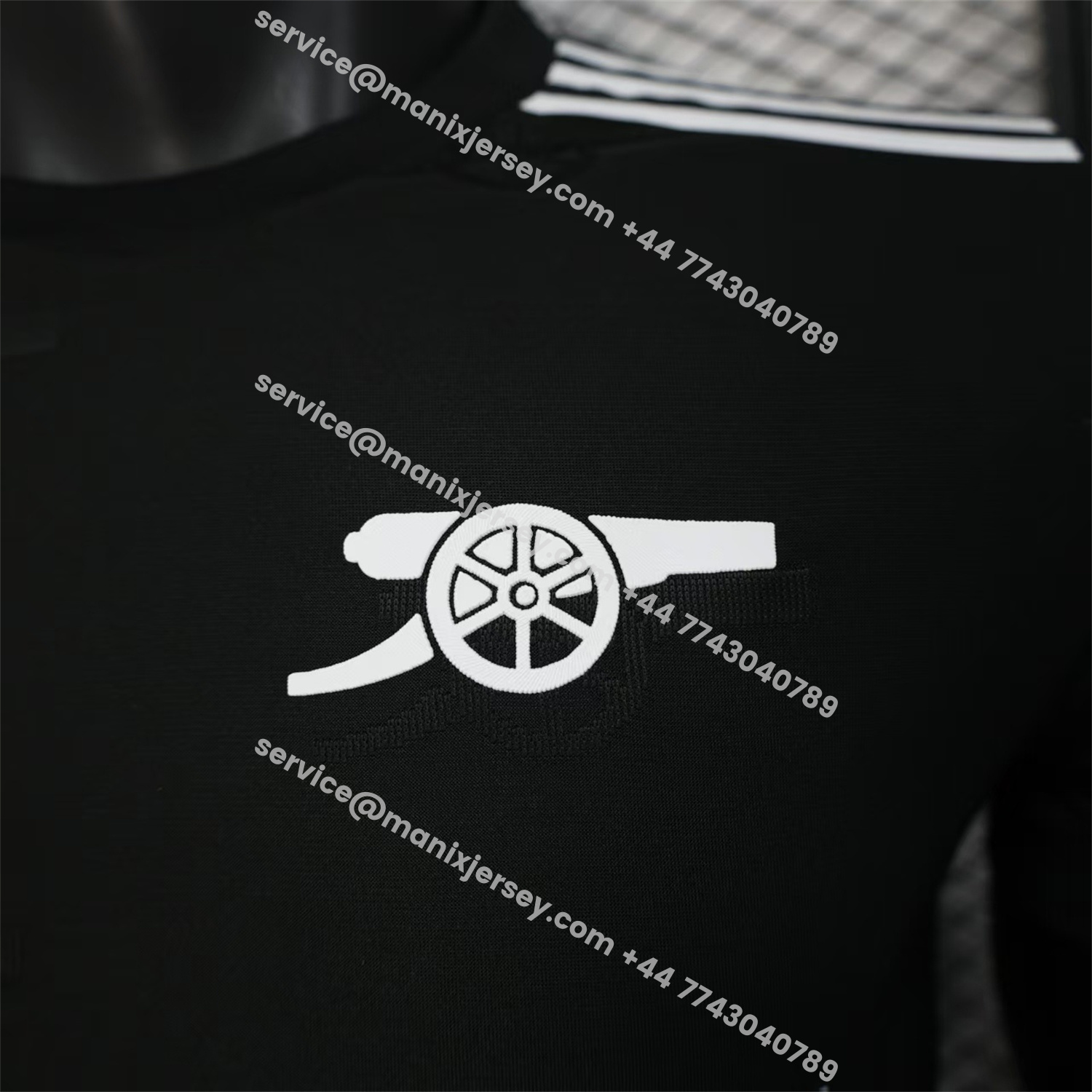 ManixJersey.com | Arsenal 25-26 Pure Black Special Jersey - Player Version -Customize Name, Number and Patch | Worldwide Shipping