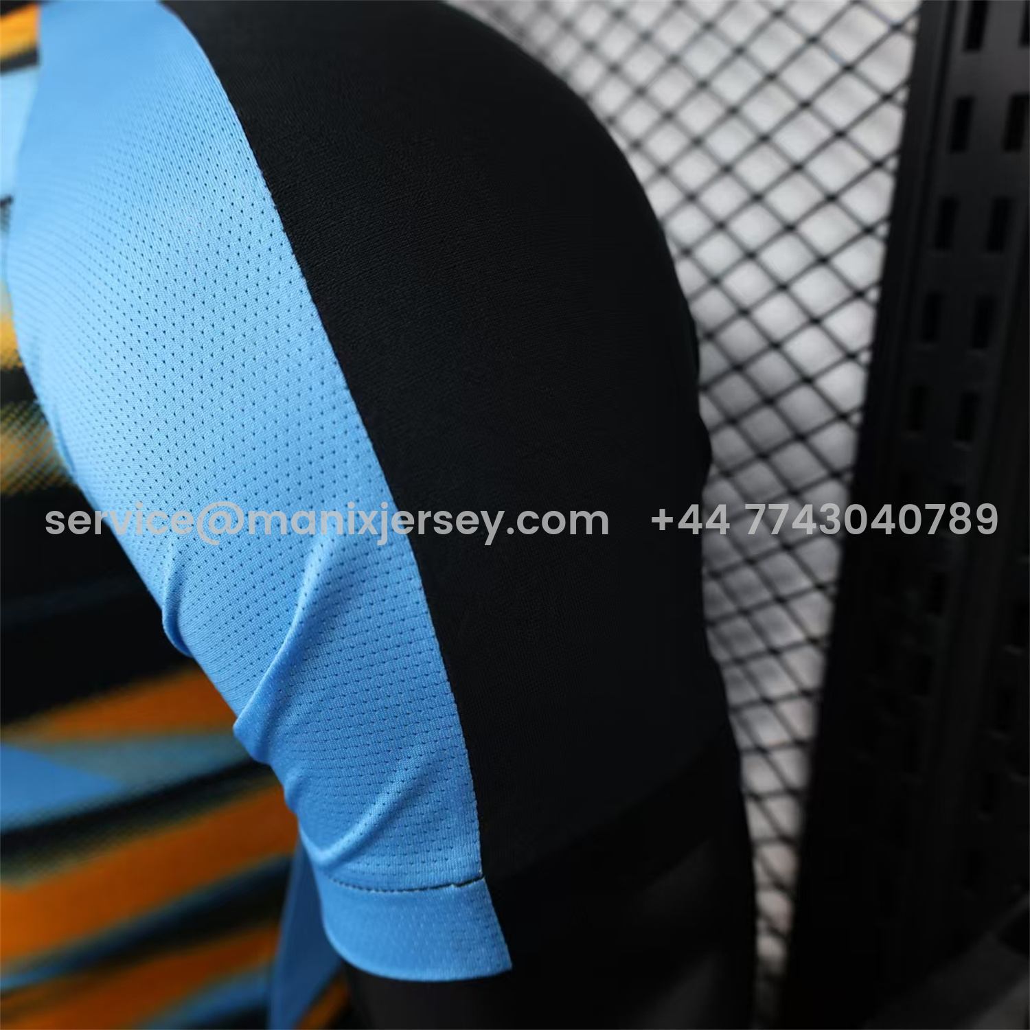 ManixJersey.com | Marseille 25-26 Blue Orange Gradient Training Jersey - Player Version -Customize Name, Number and Patch | Worldwide Shipping