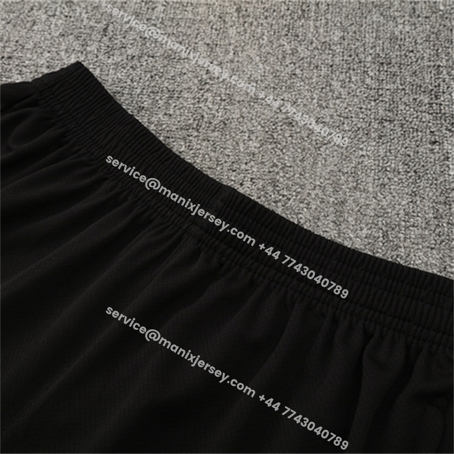 ManixJersey.com | C.H.E.L.S.E.A 25-26 Short-Sleeve Training Set - Black Top & Black Shorts -Customize Name, Number and Patch | Worldwide Shipping