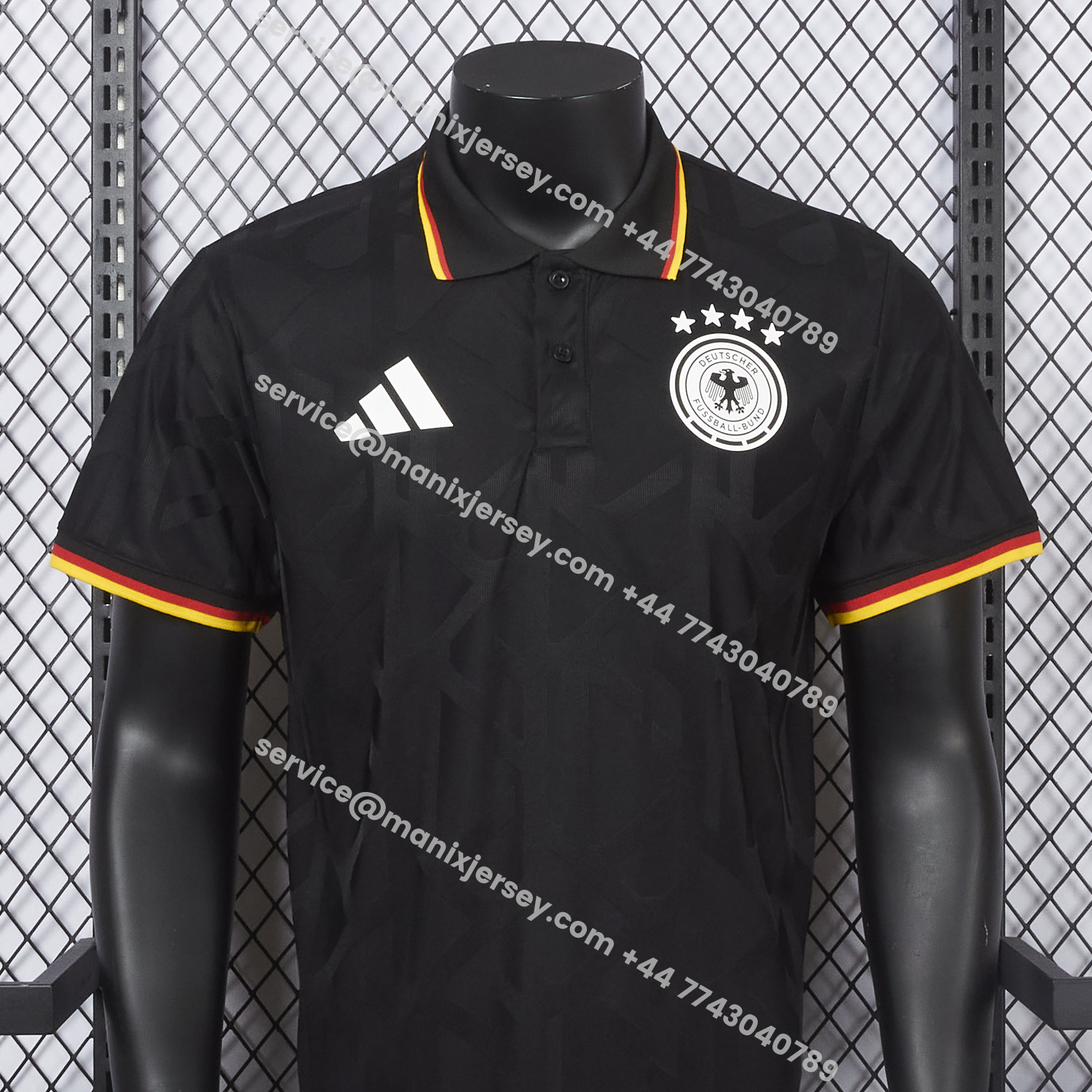 Germany 2026 Black Special Edition Polo Jersey - Player Version:football jersey mysite: unitedjerseyfootball 邓江浪:football