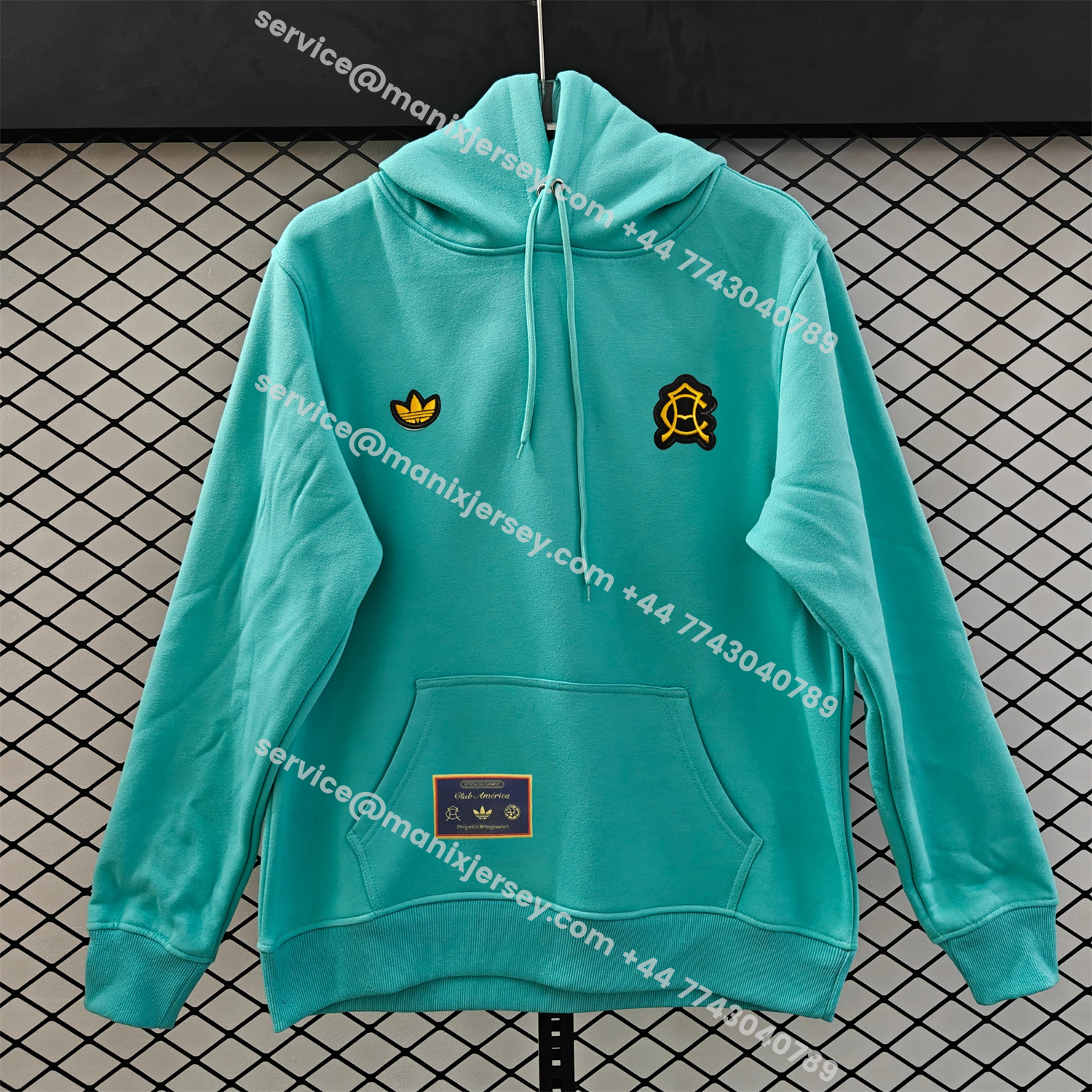 ManixJersey.com | Club América 25-26 Originals Terrace Icon Unisex Pullover Hoodie -Customize Name, Number and Patch | Worldwide Shipping