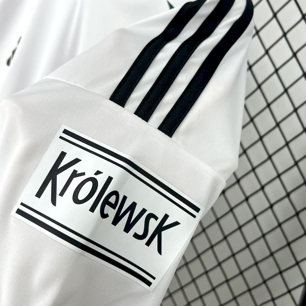ManixJersey.com | Legia Warszawa 25-26 Home White Jersey - Fans Version -Customize Name, Number and Patch | Worldwide Shipping