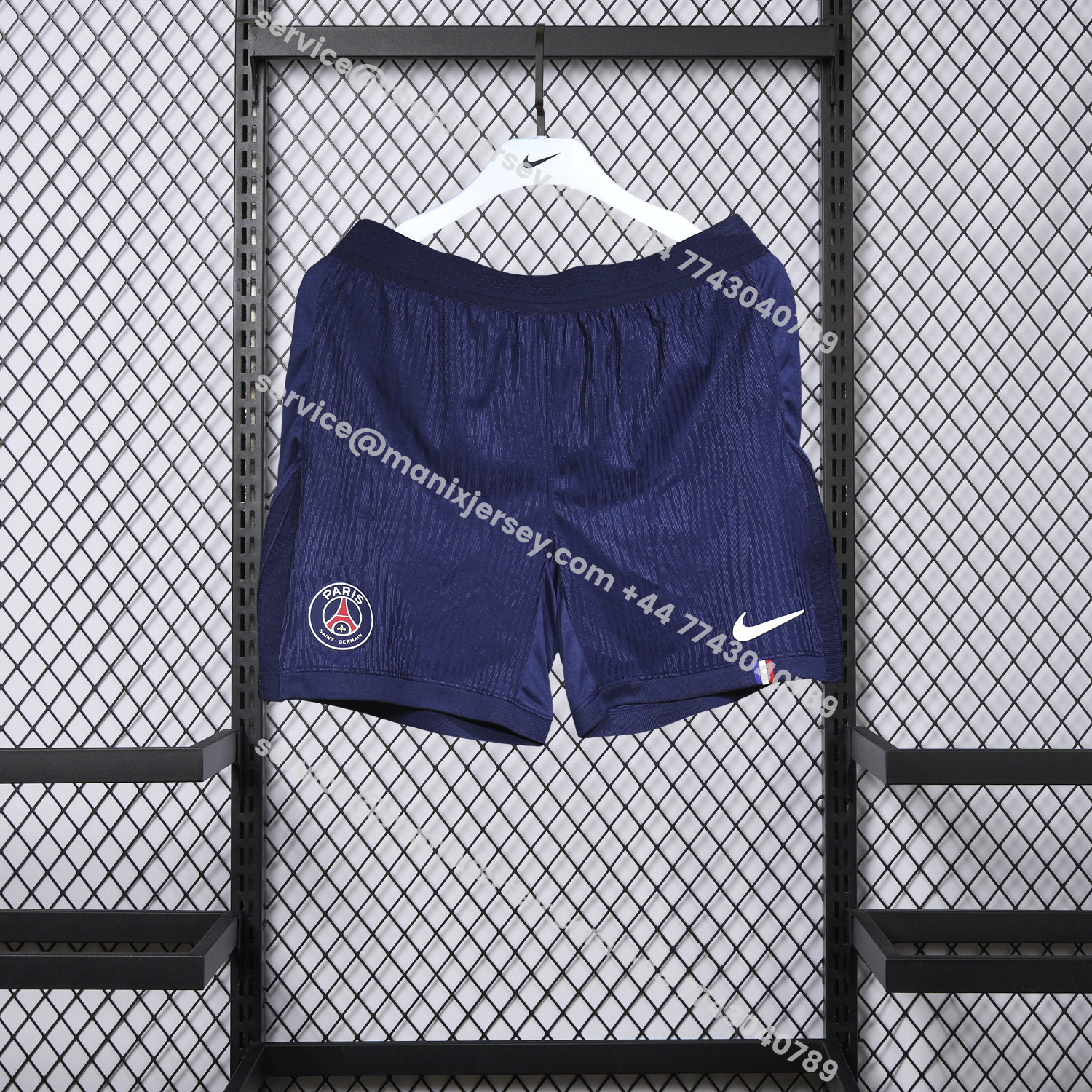 ManixJersey.com | Paris Saint-Germain PSG 25-26 Home Blue Shorts - Player Version -Customize Name, Number and Patch | Worldwide Shipping