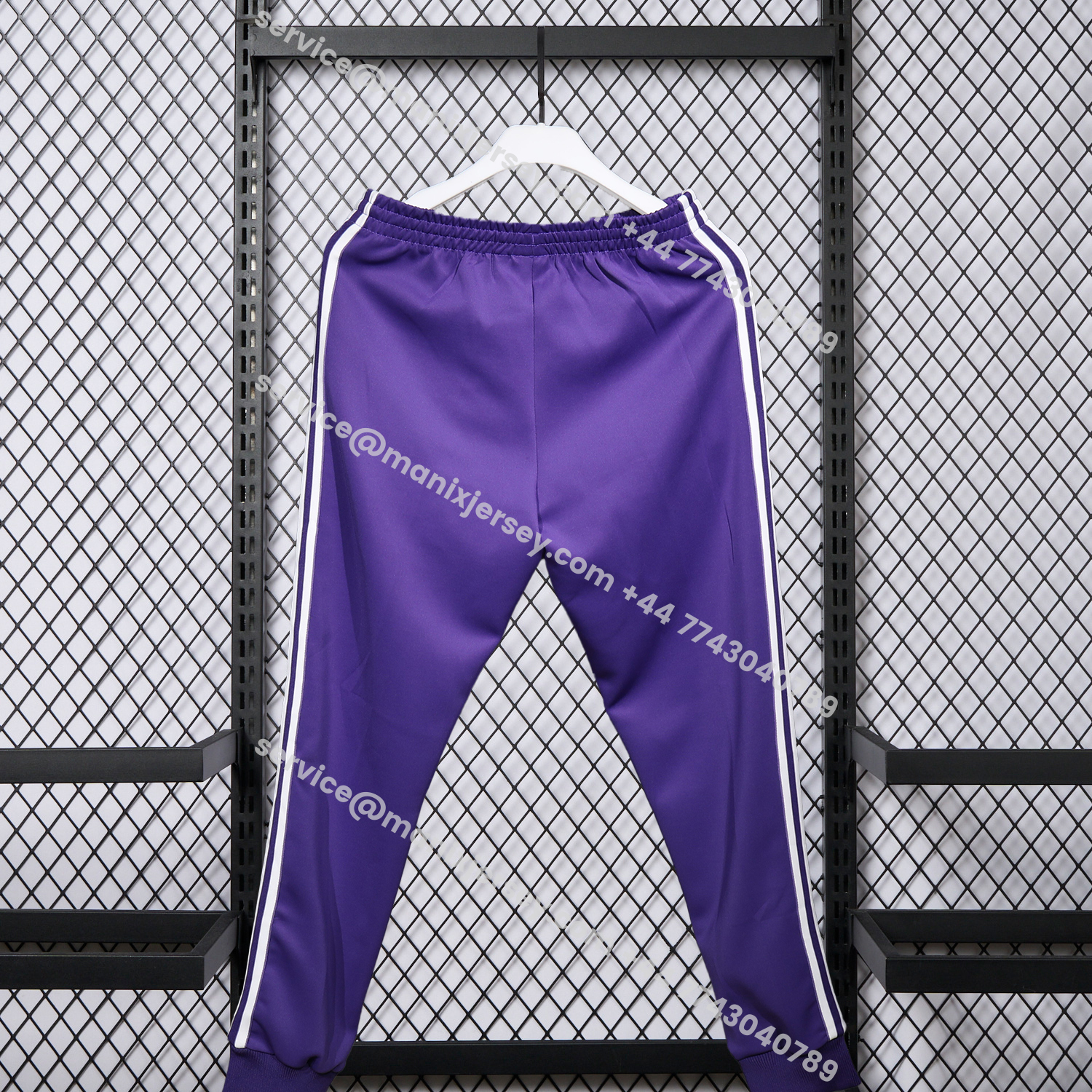 ManixJersey.com | Real Madrid 25-26 White Lines Training Set - Purple Top and Purple Pants -Customize Name, Number and Patch | Worldwide Shipping
