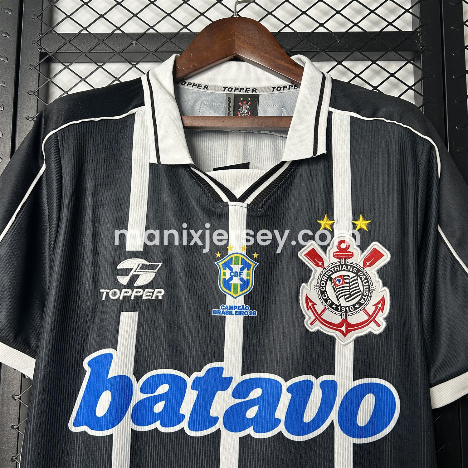 ManixJersey.com | Retro Corinthians 1999-00 Away Jersey -Customize Name, Number and Patch | Worldwide Shipping