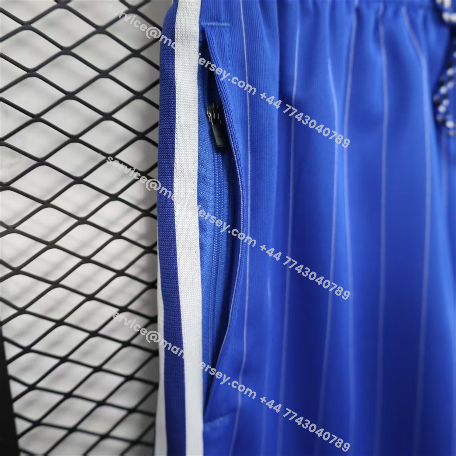 ManixJersey.com | C.H.E.L.S.E.A 25-26 Trefoil Blue Travel Shorts - Player Version -Customize Name, Number and Patch | Worldwide Shipping