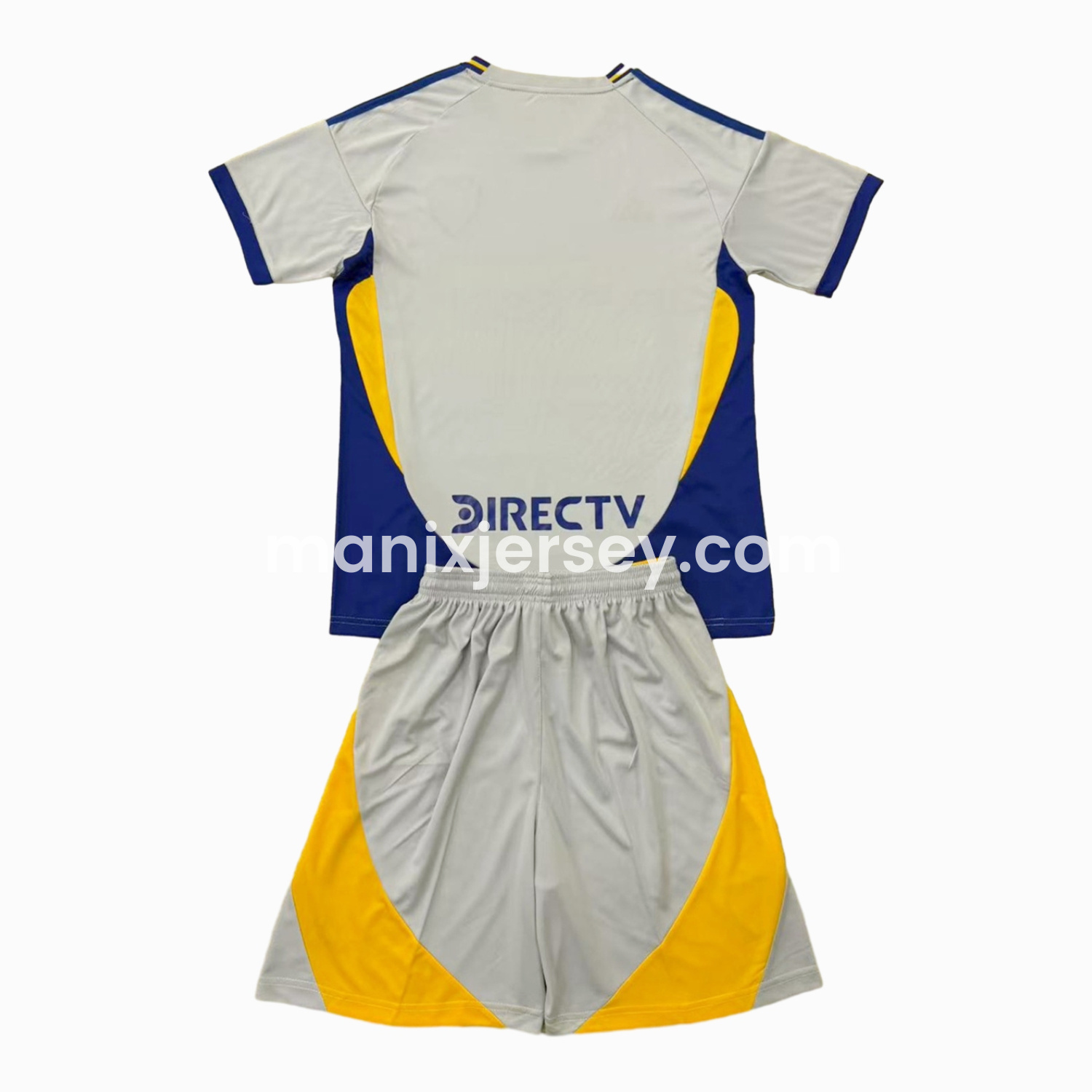 ManixJersey.com | Boca Juniors 25-26 Grey Concept Kids Kit -Customize Name, Number and Patch | Worldwide Shipping