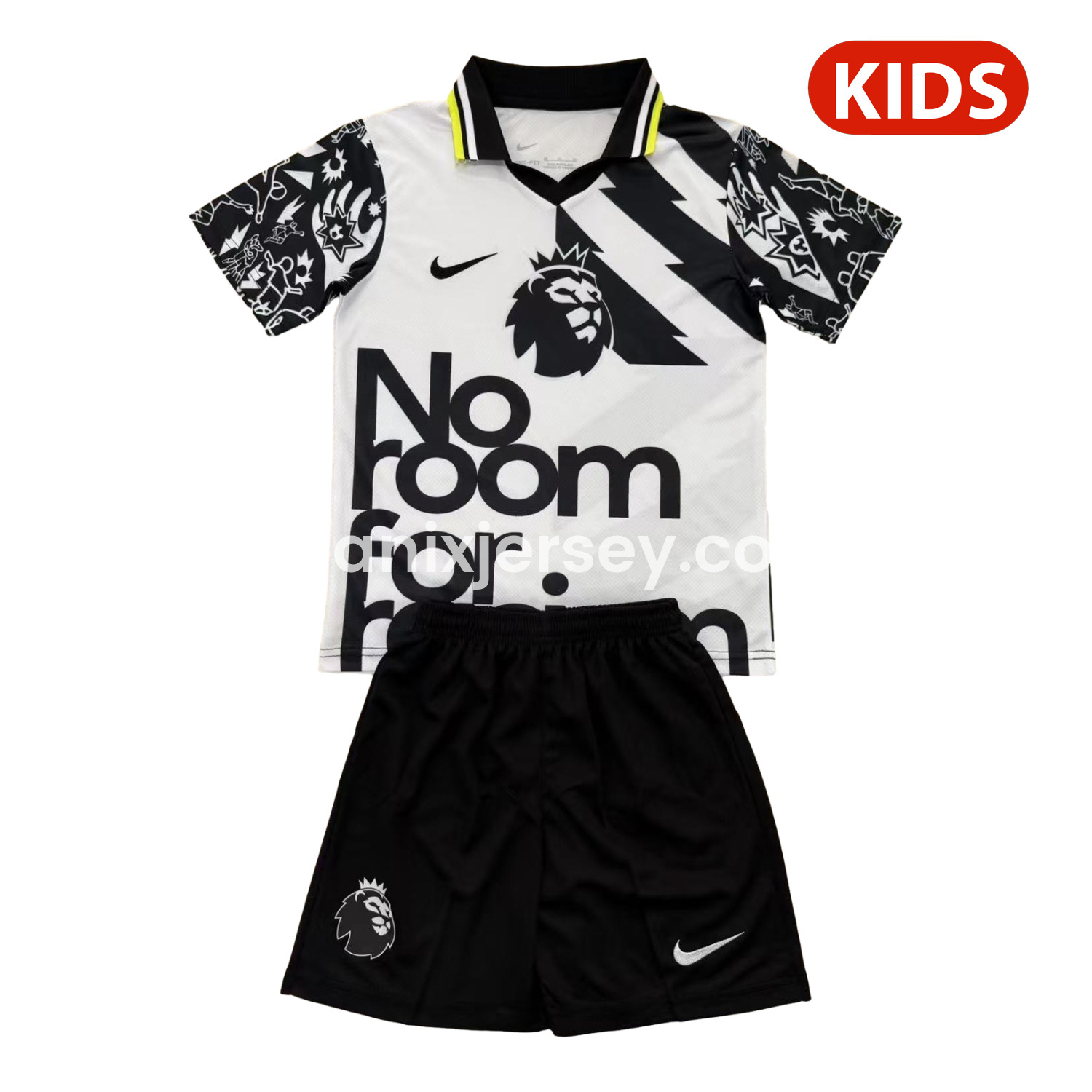 ManixJersey.com | Premier League 25-26 Anti-Racism Kids Kit -Customize Name, Number and Patch | Worldwide Shipping