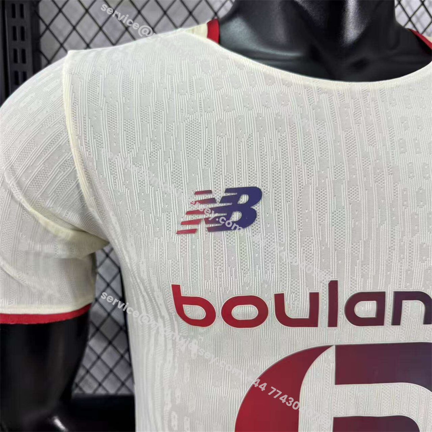 ManixJersey.com | Lille 25-26 Away White Jersey - Player Version -Customize Name, Number and Patch | Worldwide Shipping
