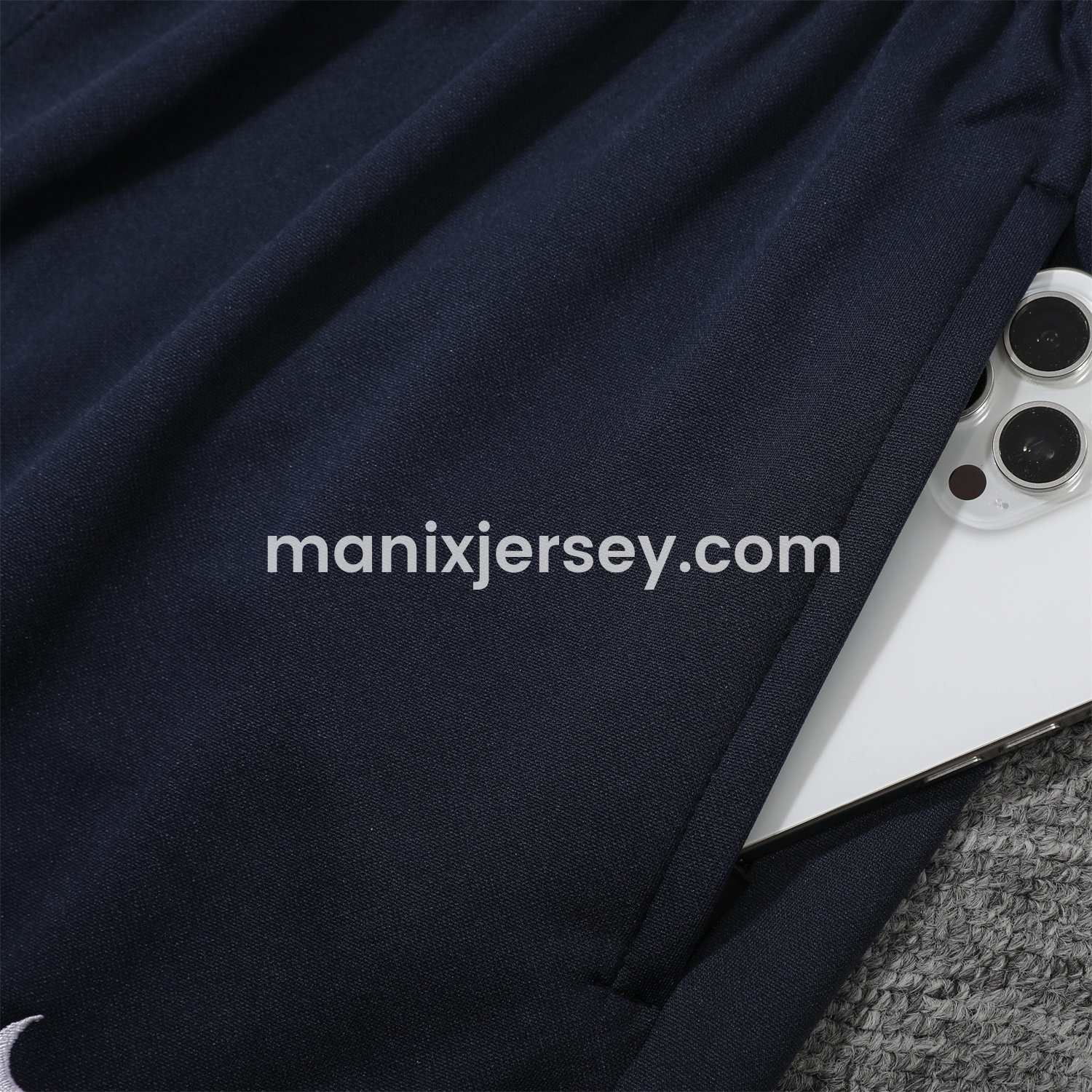 ManixJersey.com | C.H.E.L.S.E.A 25-26 POLO Short-Sleeve Training Set - Deep Blue Top and Pants -Customize Name, Number and Patch | Worldwide Shipping
