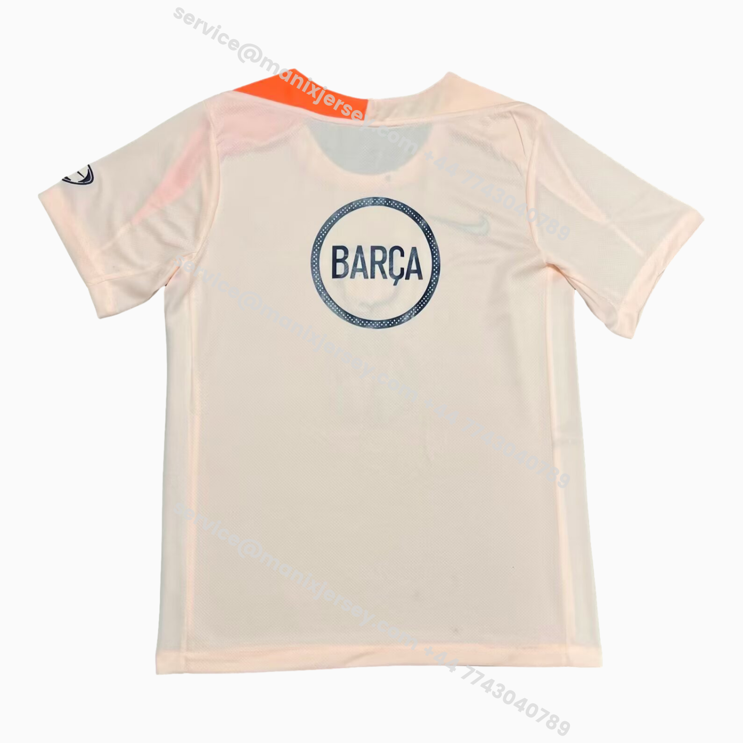 ManixJersey.com | Barcelona 25-26 Light Pink Training Jersey - Fans Version -Customize Name, Number and Patch | Worldwide Shipping