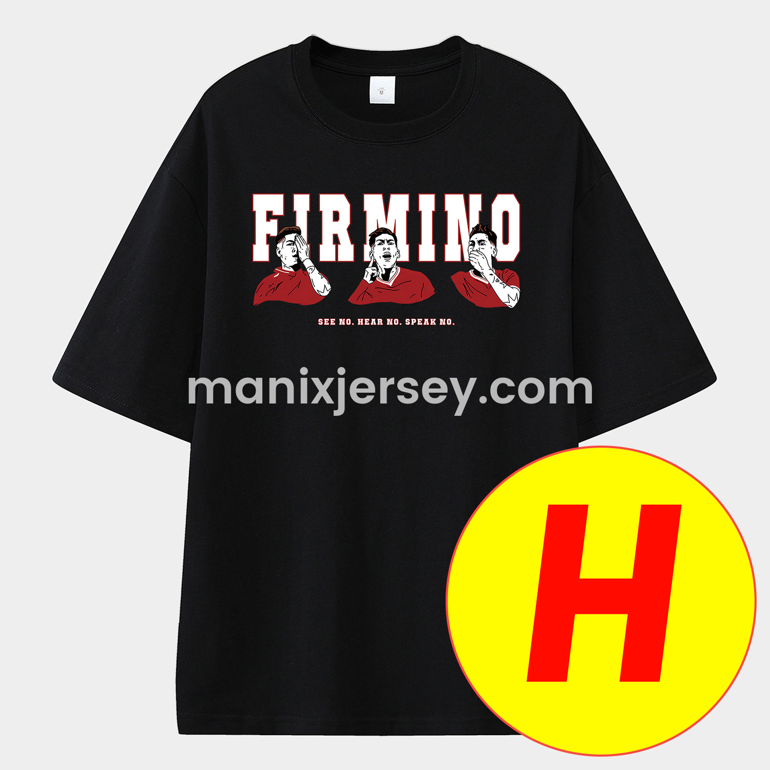 ManixJersey.com | Salah Liverpool Klopp Arnold Unisex Pure Cotton T-shirt -Customize Name, Number and Patch | Worldwide Shipping