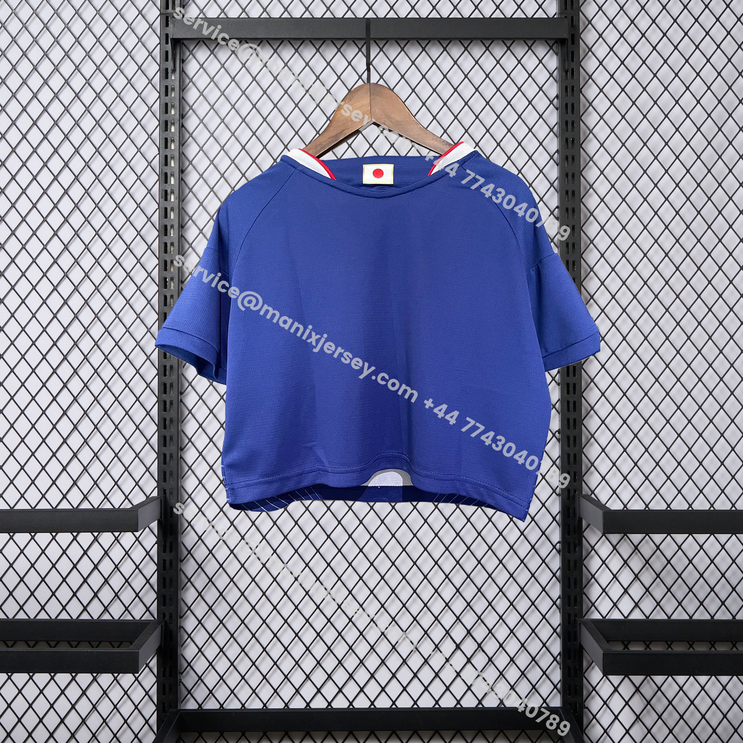 ManixJersey.com | Women's Japan 2026 Home Cropped Jersey -Customize Name, Number and Patch | Worldwide Shipping