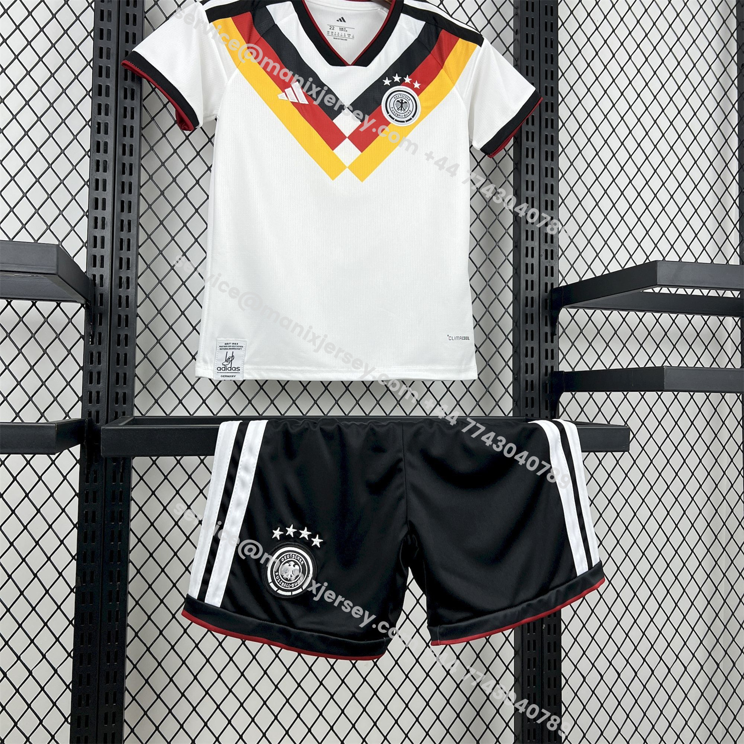 ManixJersey.com | Germany 2026 Home Kids Kit - Fans Version -Customize Name, Number and Patch | Worldwide Shipping