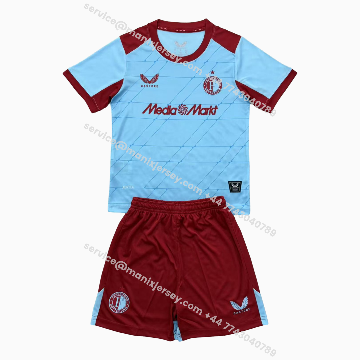 ManixJersey.com | Feyenoord 25-26 Third Men's Adult Jersey Set - Fans Version -Customize Name, Number and Patch | Worldwide Shipping