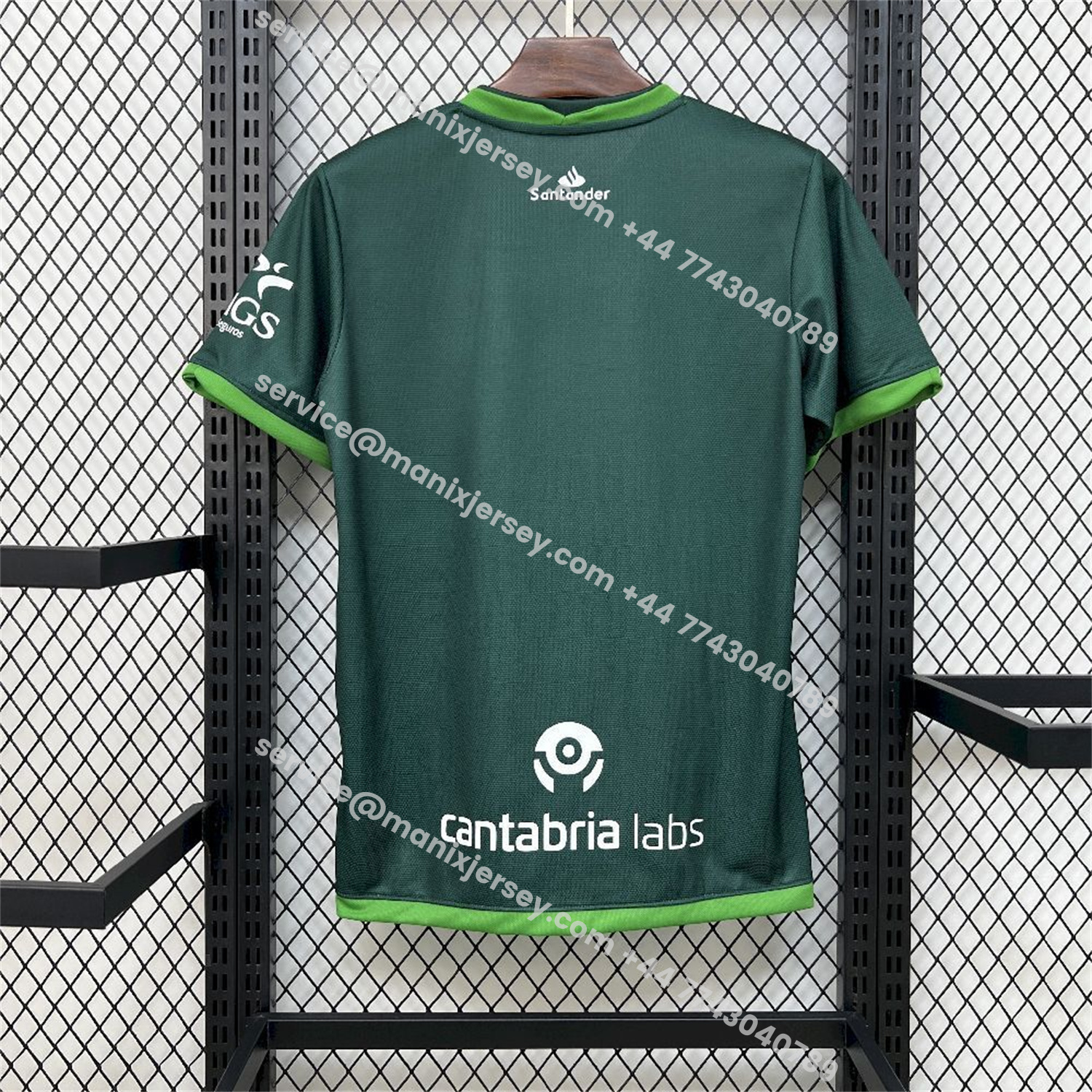 ManixJersey.com | Racing de Santander 25-26 Away Green Jersey - Fans Version -Customize Name, Number and Patch | Worldwide Shipping