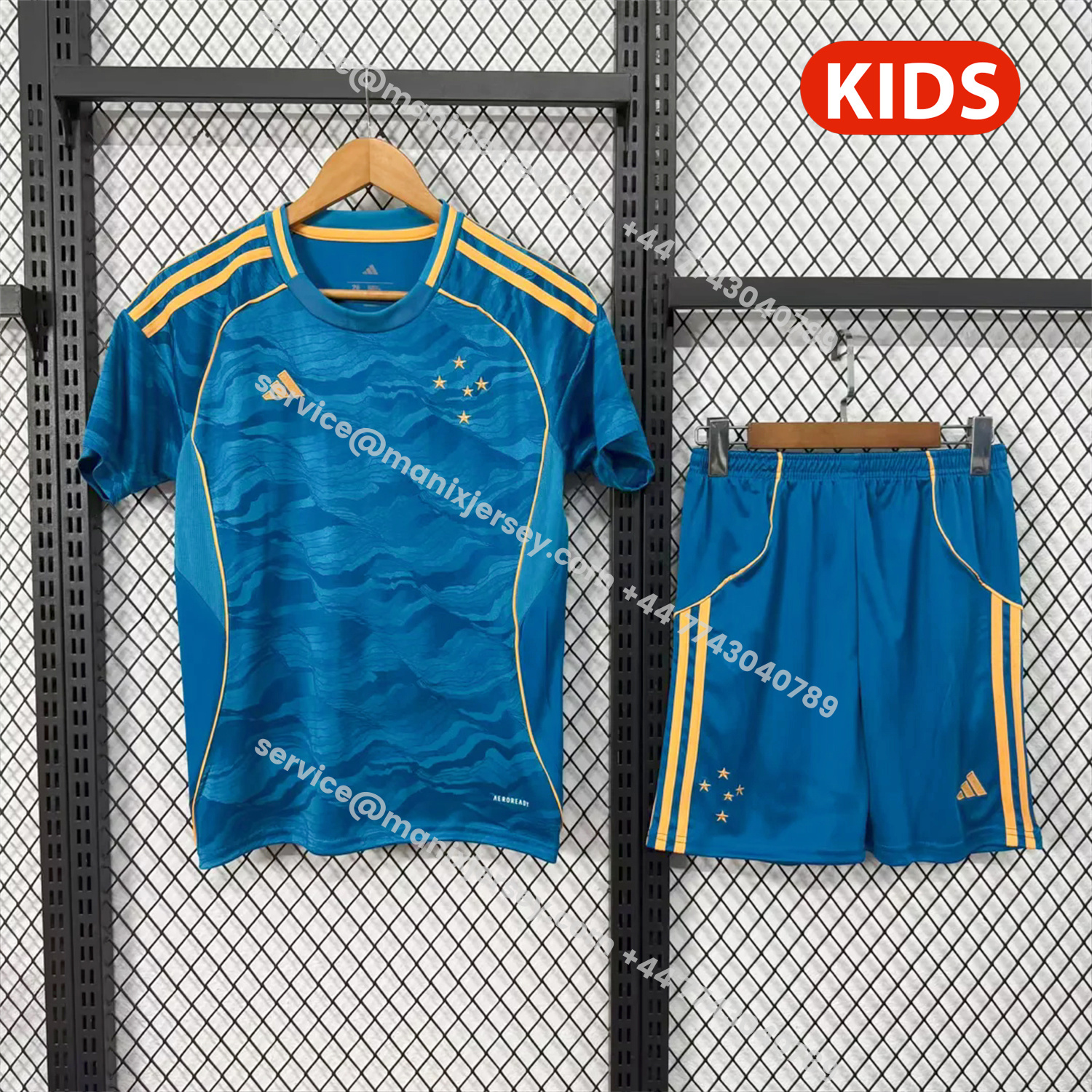 ManixJersey.com | Cruzeiro 25-26 Third Unsponsored Kids Kit -Customize Name, Number and Patch | Worldwide Shipping