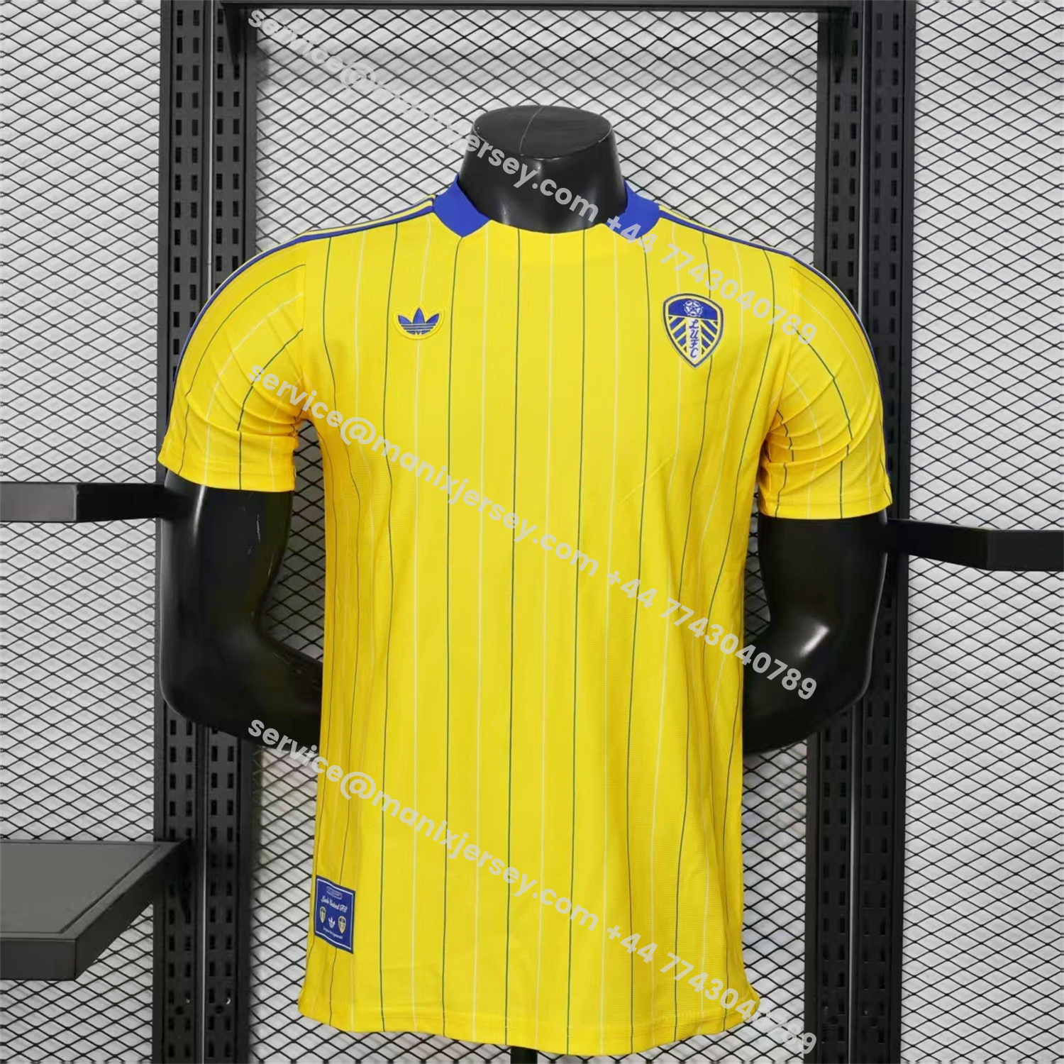 ManixJersey.com | Leeds United 25-26 Icon Travel Special Edition Yellow Jersey - Player Version -Customize Name, Number and Patch | Worldwide Shipping