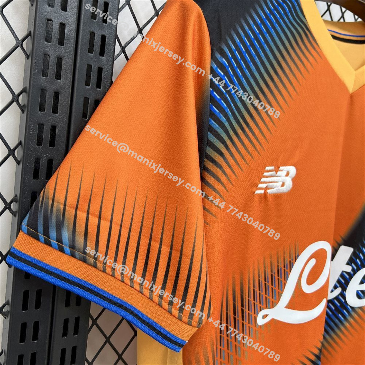 ManixJersey.com | Atalanta 25-26 Third Orange And Blue Jersey - Fans Version -Customize Name, Number and Patch | Worldwide Shipping