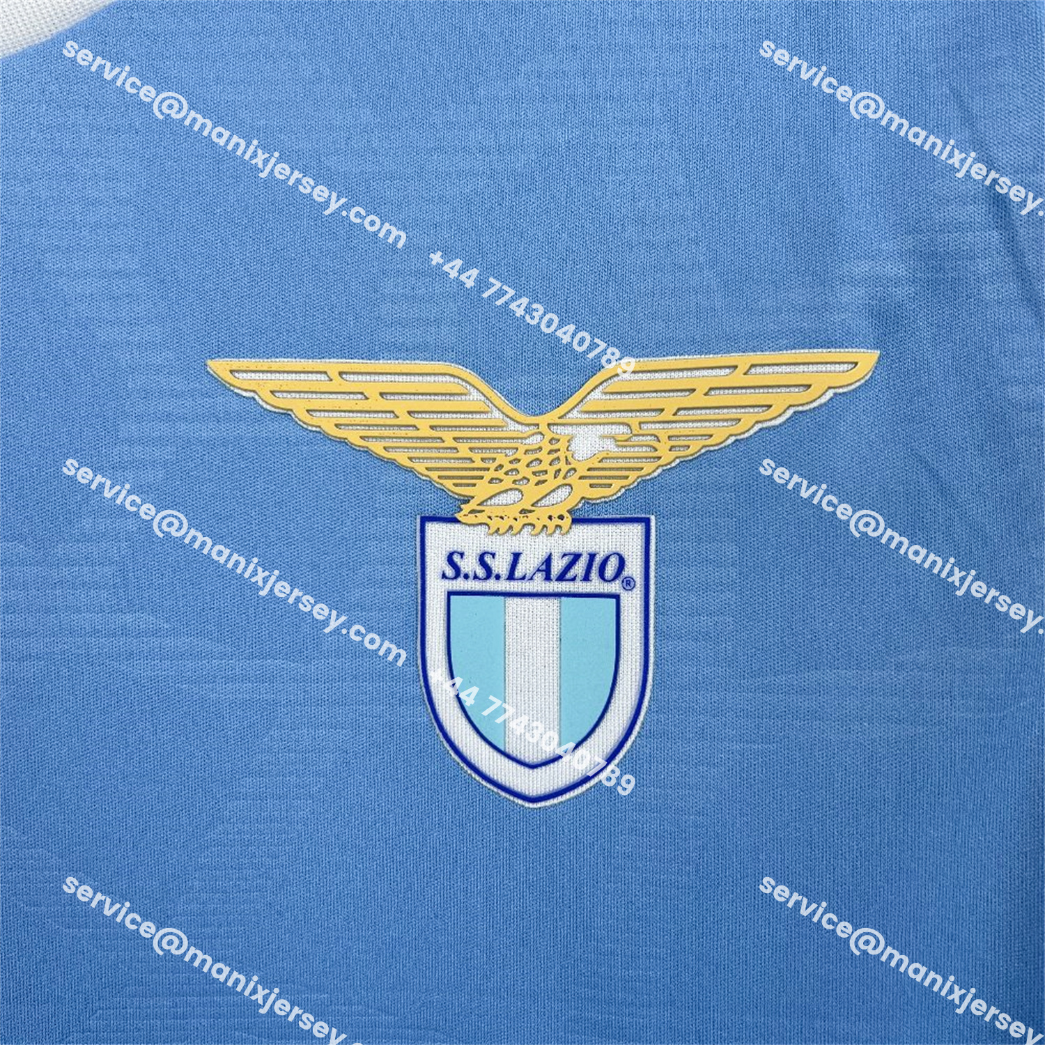 ManixJersey.com | Lazio 25-26 Home Jersey - Fans Version -Customize Name, Number and Patch | Worldwide Shipping