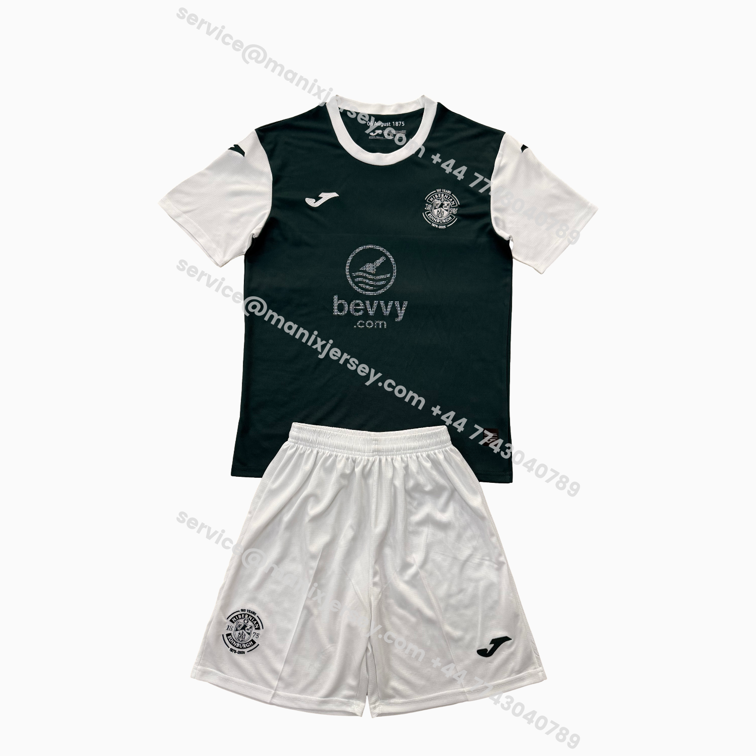 ManixJersey.com | Hibernian 25-26 Home Men's Adult Jersey Set - Fans Version -Customize Name, Number and Patch | Worldwide Shipping