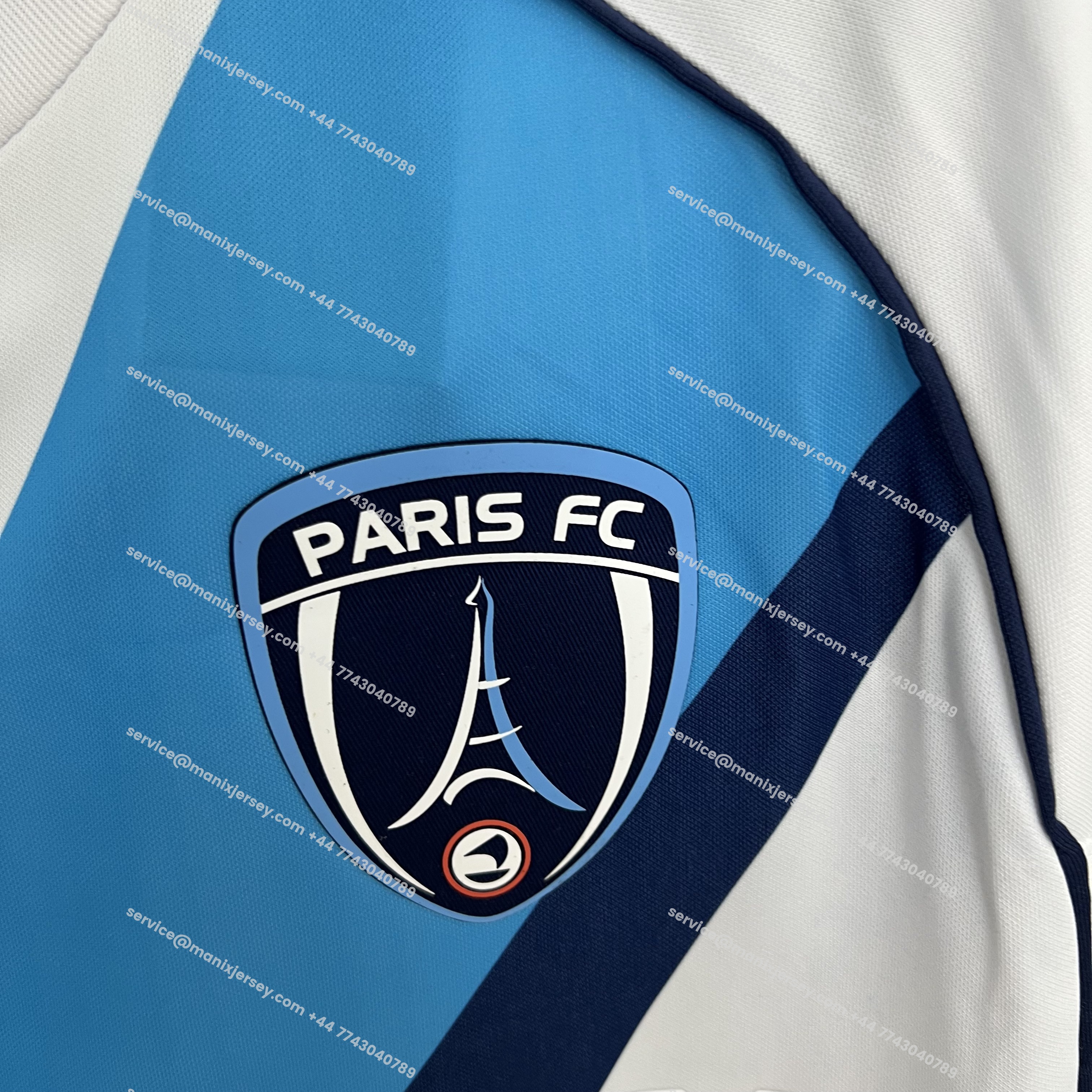 ManixJersey.com | Paris FC 25-26 Away Jersey - Fans Version -Customize Name, Number and Patch | Worldwide Shipping