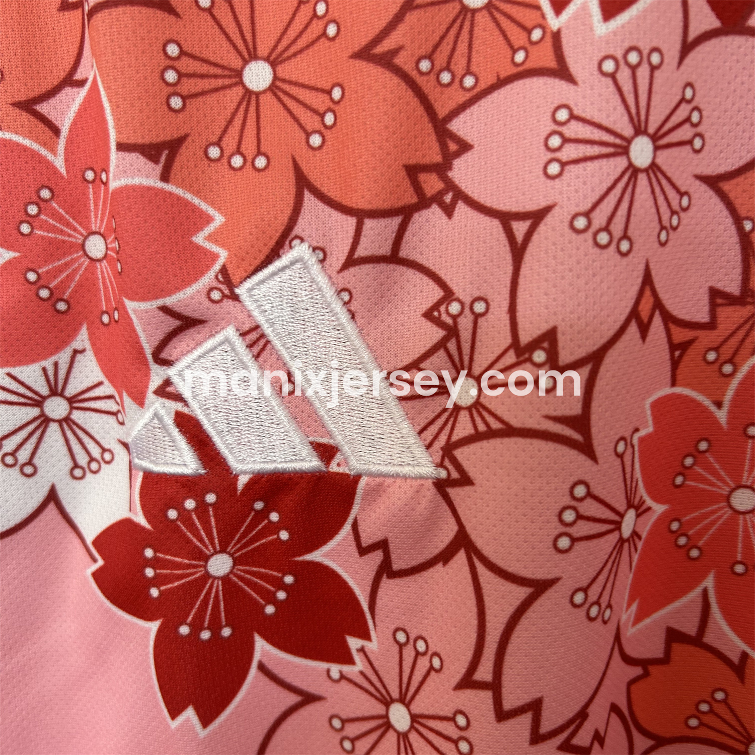 ManixJersey.com | Japan 25-26 Red & Pink Flowers Special Edition Jersey - Fans Version -Customize Name, Number and Patch | Worldwide Shipping