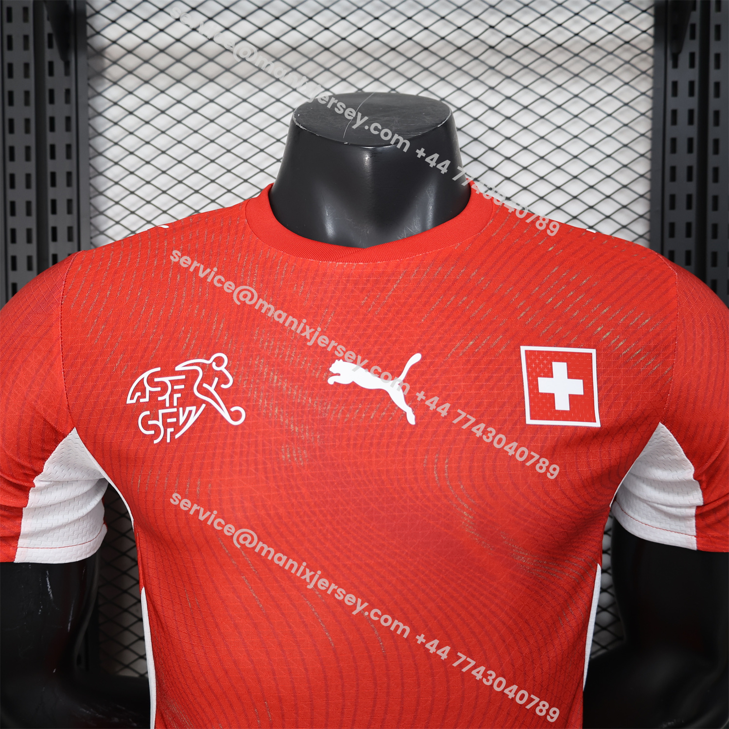 ManixJersey.com | Switzerland 2026 Home Jersey - Player Version -Customize Name, Number and Patch | Worldwide Shipping