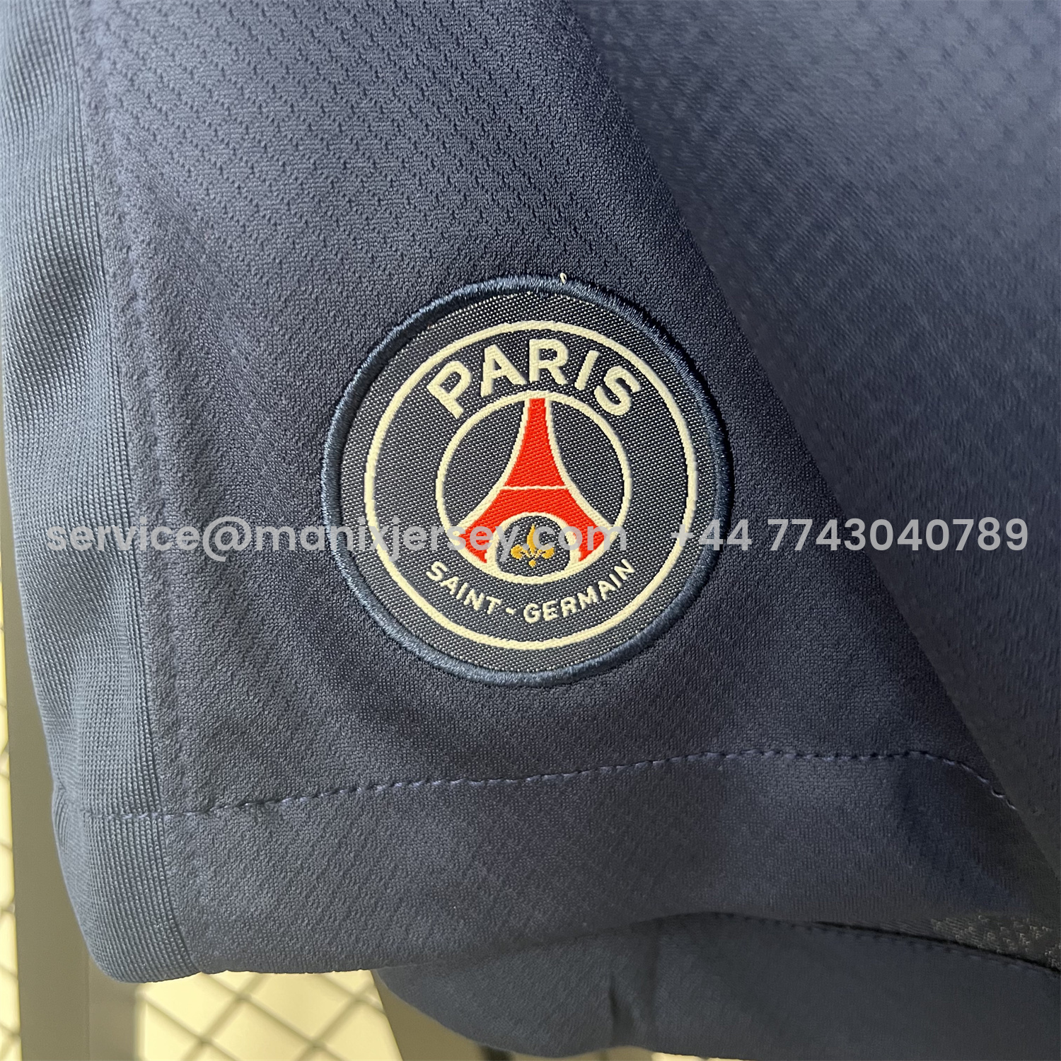 ManixJersey.com | Paris Saint-Germain PSG 25-26 Home Blue Shorts - Fans Version -Customize Name, Number and Patch | Worldwide Shipping