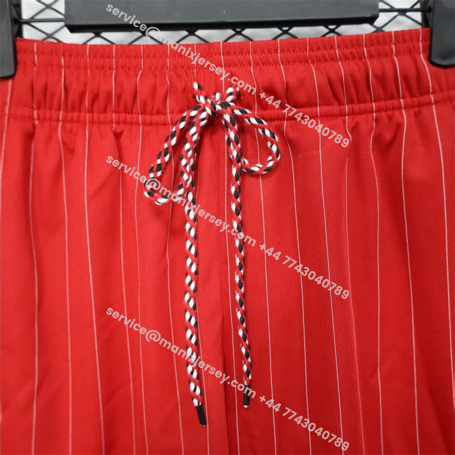 ManixJersey.com | Manchester United 25-26 Trefoil Red Travel Shorts - Player Version -Customize Name, Number and Patch | Worldwide Shipping