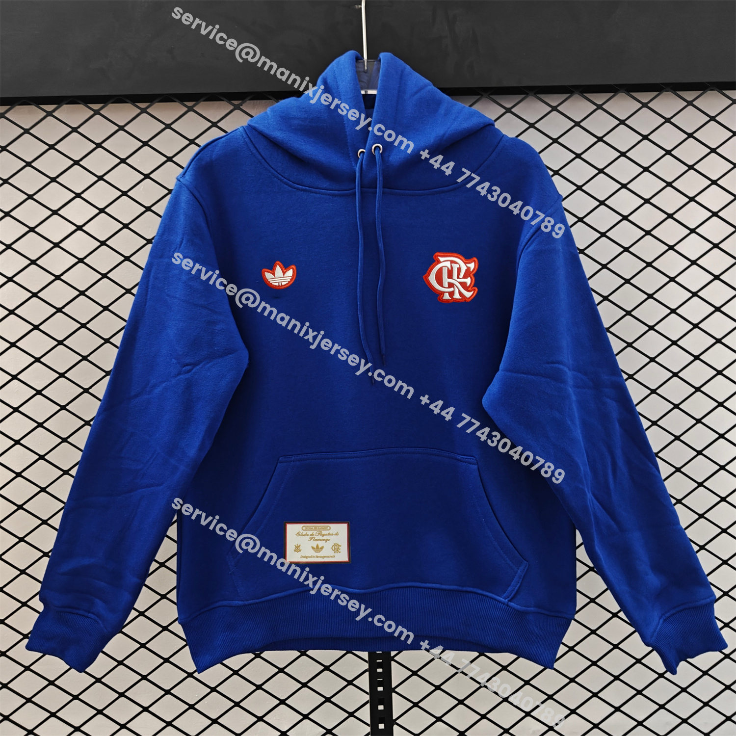 ManixJersey.com | Flamengo 25-26 Originals Terrace Icon Unisex Pullover Hoodie -Customize Name, Number and Patch | Worldwide Shipping