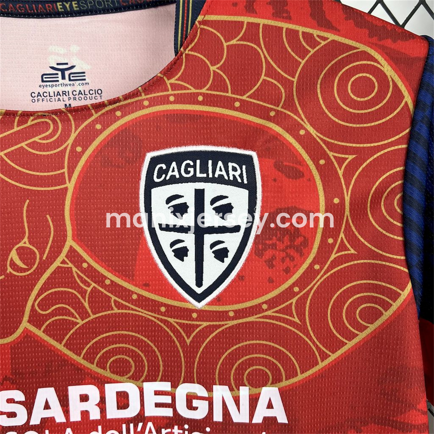 ManixJersey.com | Cagliari Calcio 24-25 Year of the Snake Special Jersey - Fans Version -Customize Name, Number and Patch | Worldwide Shipping
