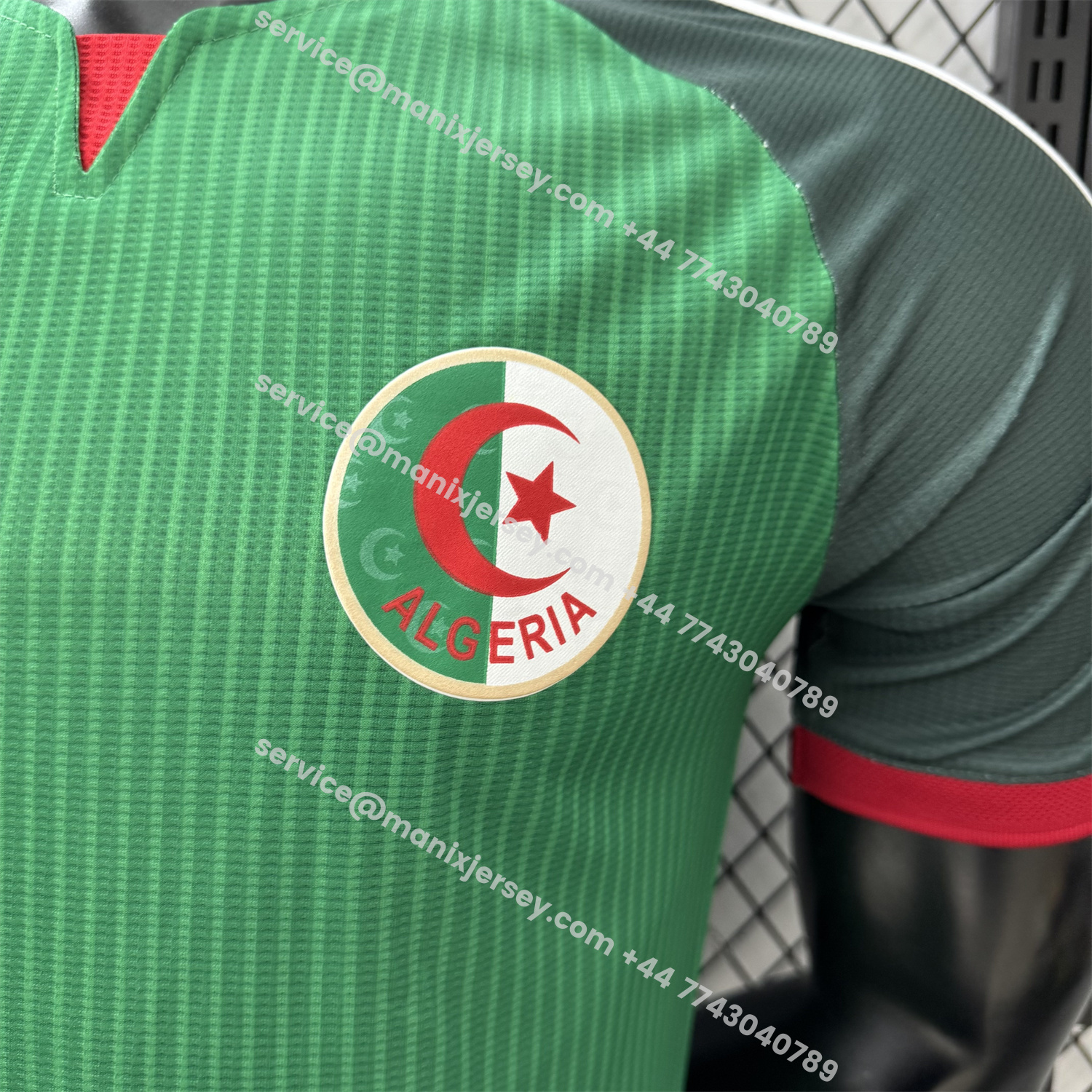 ManixJersey.com | Algeria 2026 Away Green Jersey - Player Version -Customize Name, Number and Patch | Worldwide Shipping