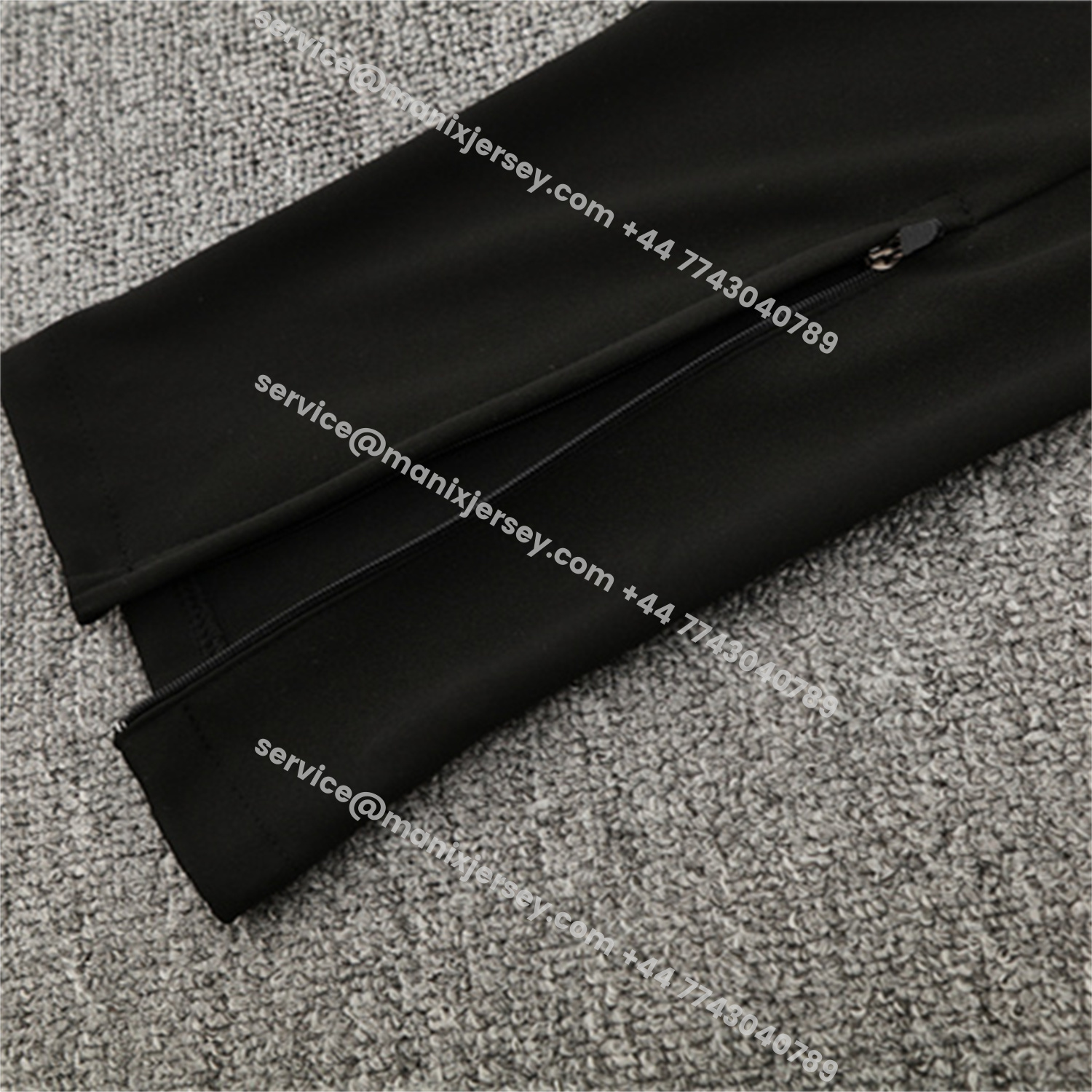 ManixJersey.com | Napoli 25-26 Long Sleeve Training Set - Gray Mecha Top & Black Pants -Customize Name, Number and Patch | Worldwide Shipping