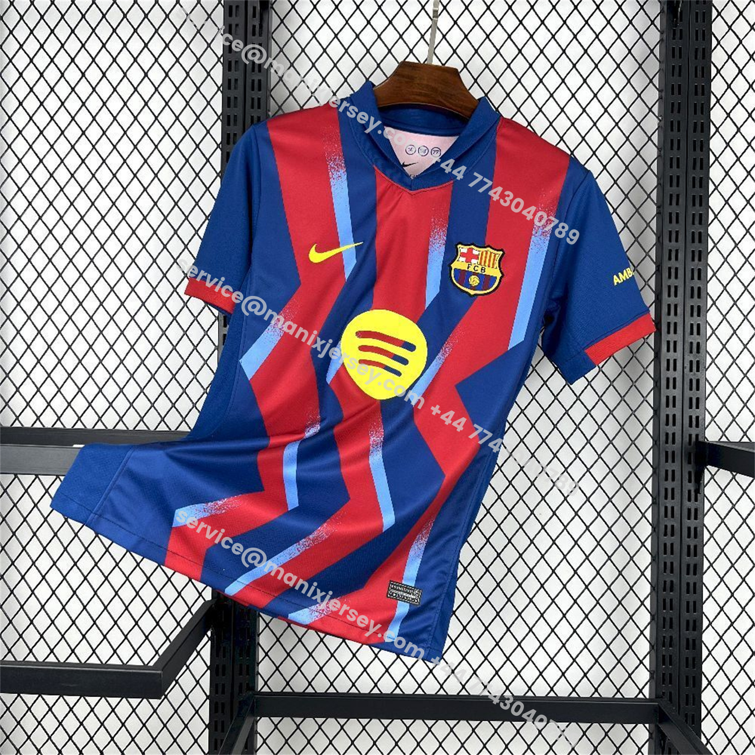 ManixJersey.com | Barcelona 25-26 Fourth Jersey - Fans Version -Customize Name, Number and Patch | Worldwide Shipping