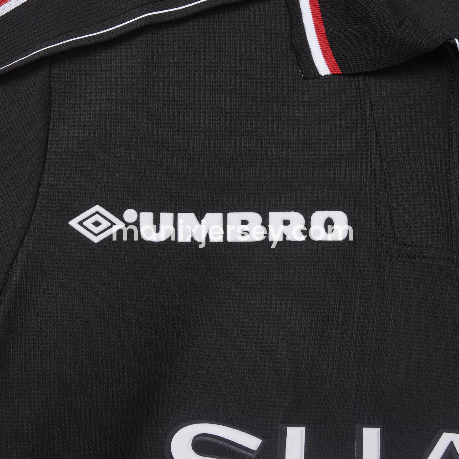 ManixJersey.com | Retro Manchester United 1998-99 Black Jersey -Customize Name, Number and Patch | Worldwide Shipping