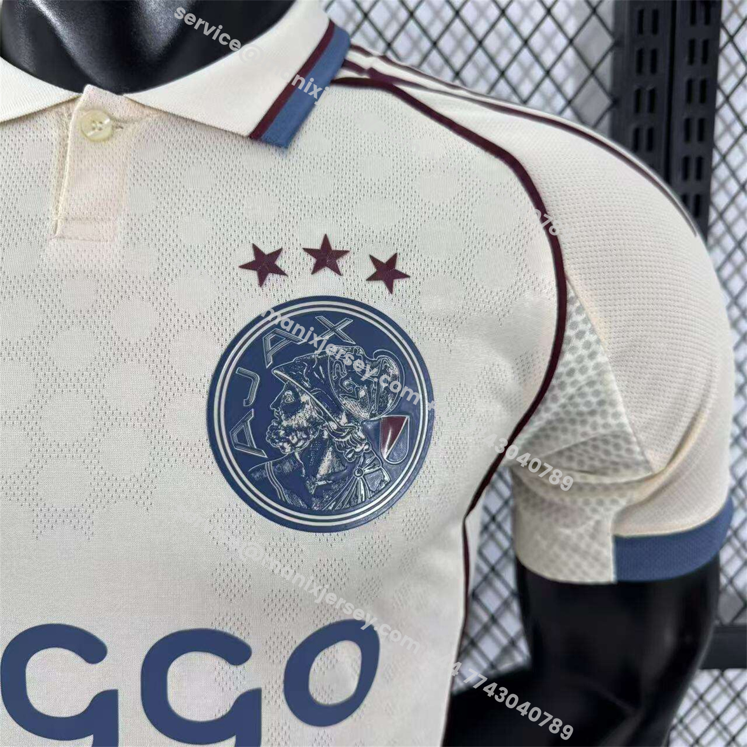 ManixJersey.com | Ajax 25-26 Third Jersey - Player Version -Customize Name, Number and Patch | Worldwide Shipping