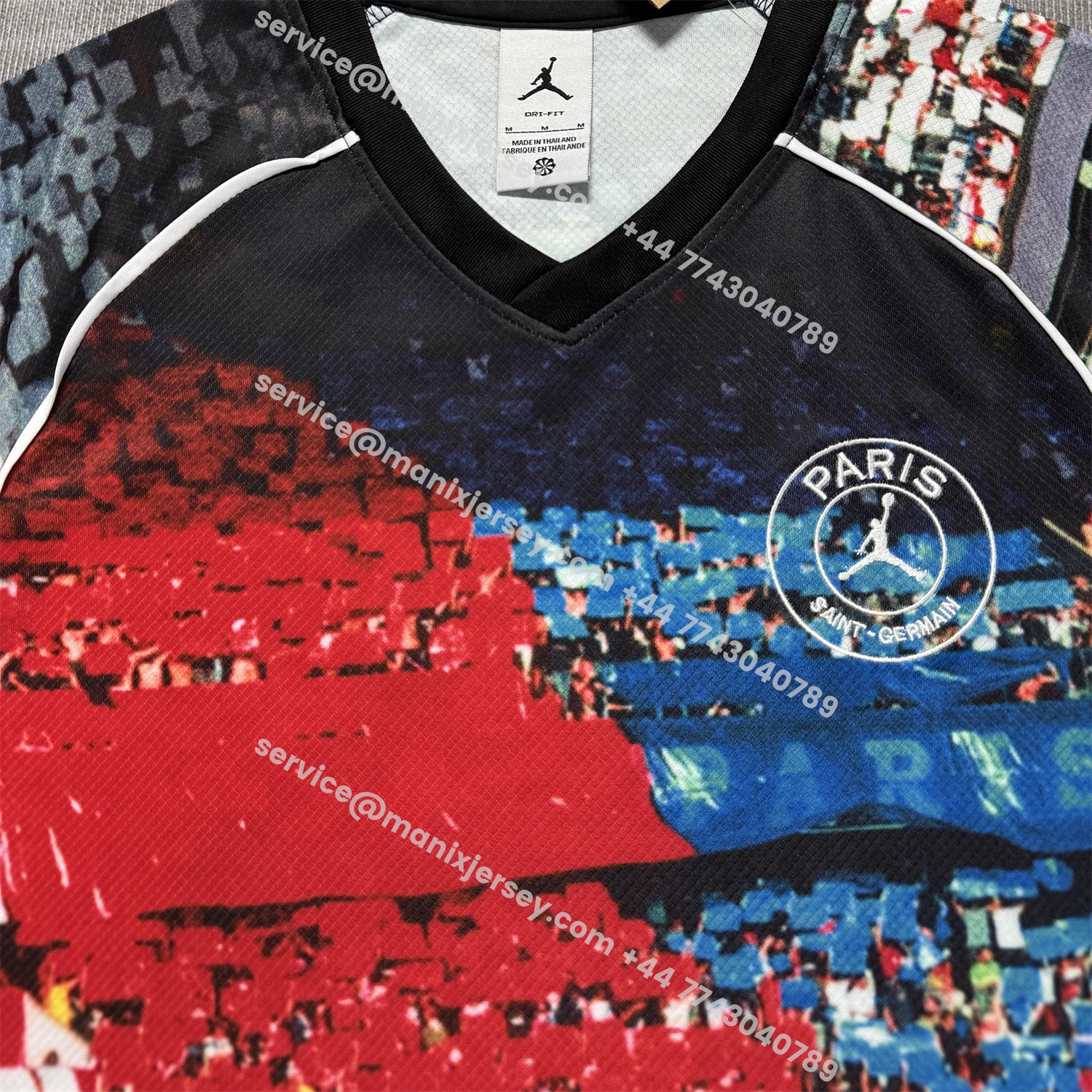 ManixJersey.com | Paris Saint-Germain PSG 25-26 Colorful Training Jersey - Fans Version -Customize Name, Number and Patch | Worldwide Shipping