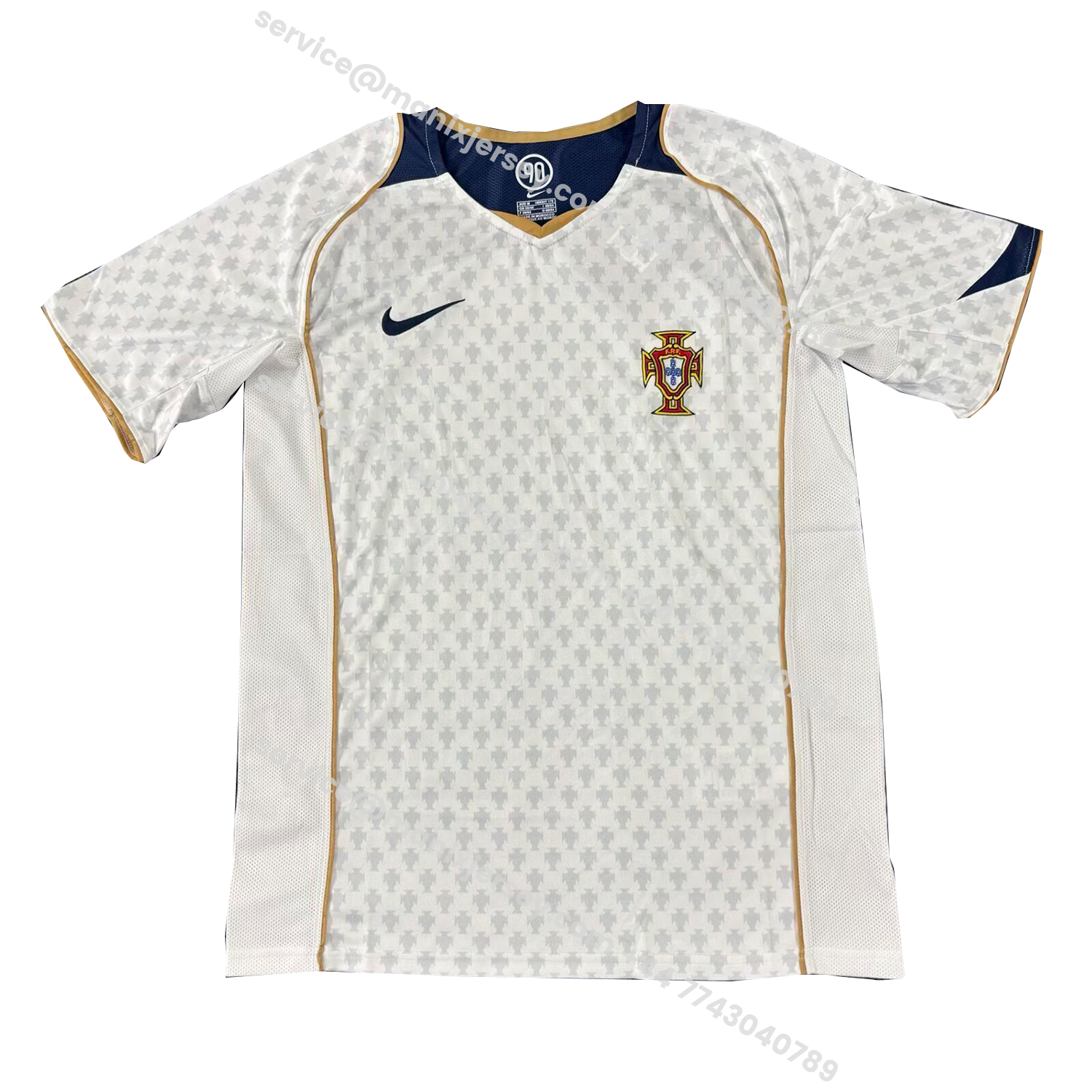 ManixJersey.com | Retro Portugal 2004 Away Jersey -Customize Name, Number and Patch | Worldwide Shipping