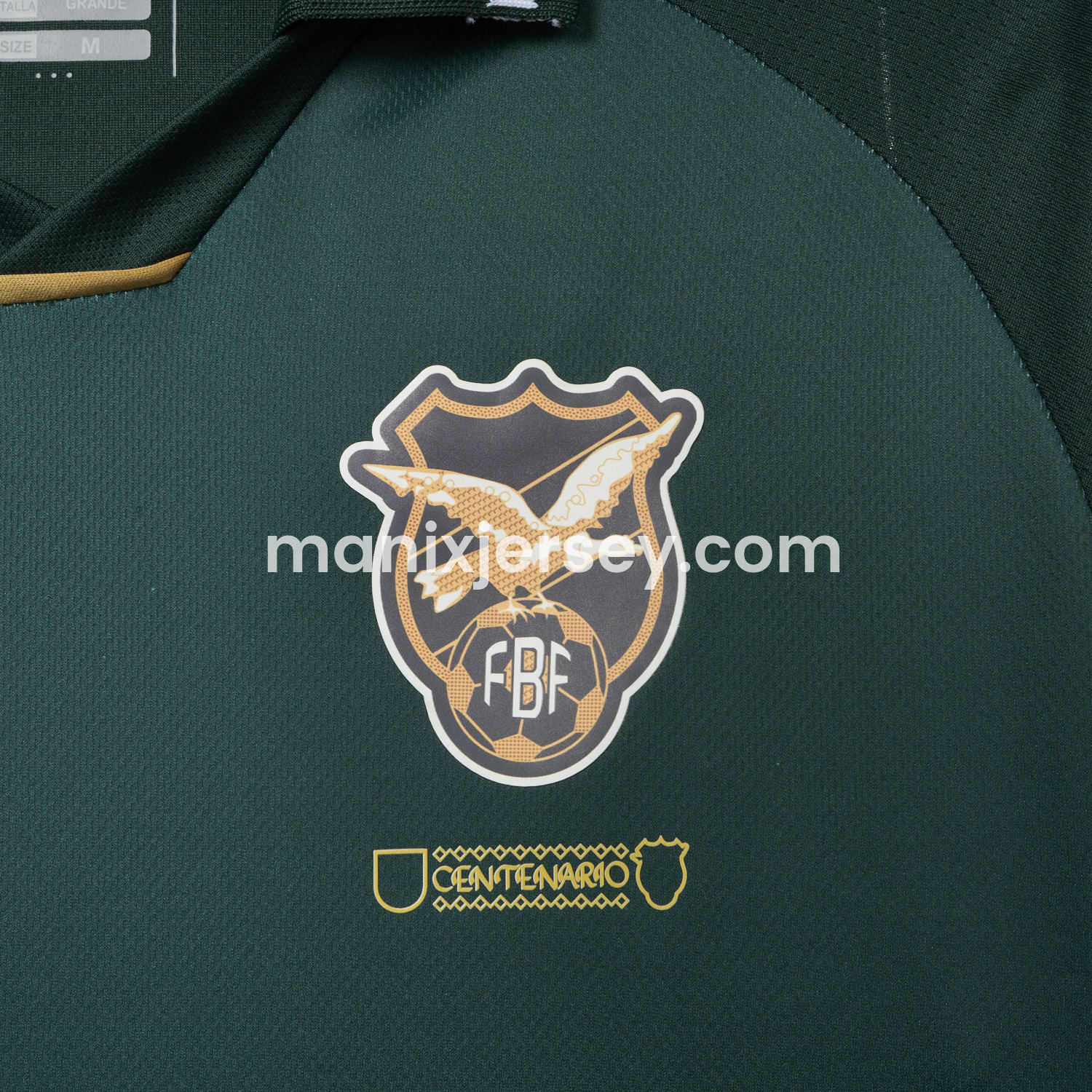 ManixJersey.com | Bolivia 2025-26 100 Years Centennial Edition Home Jersey - Fans Version -Customize Name, Number and Patch | Worldwide Shipping