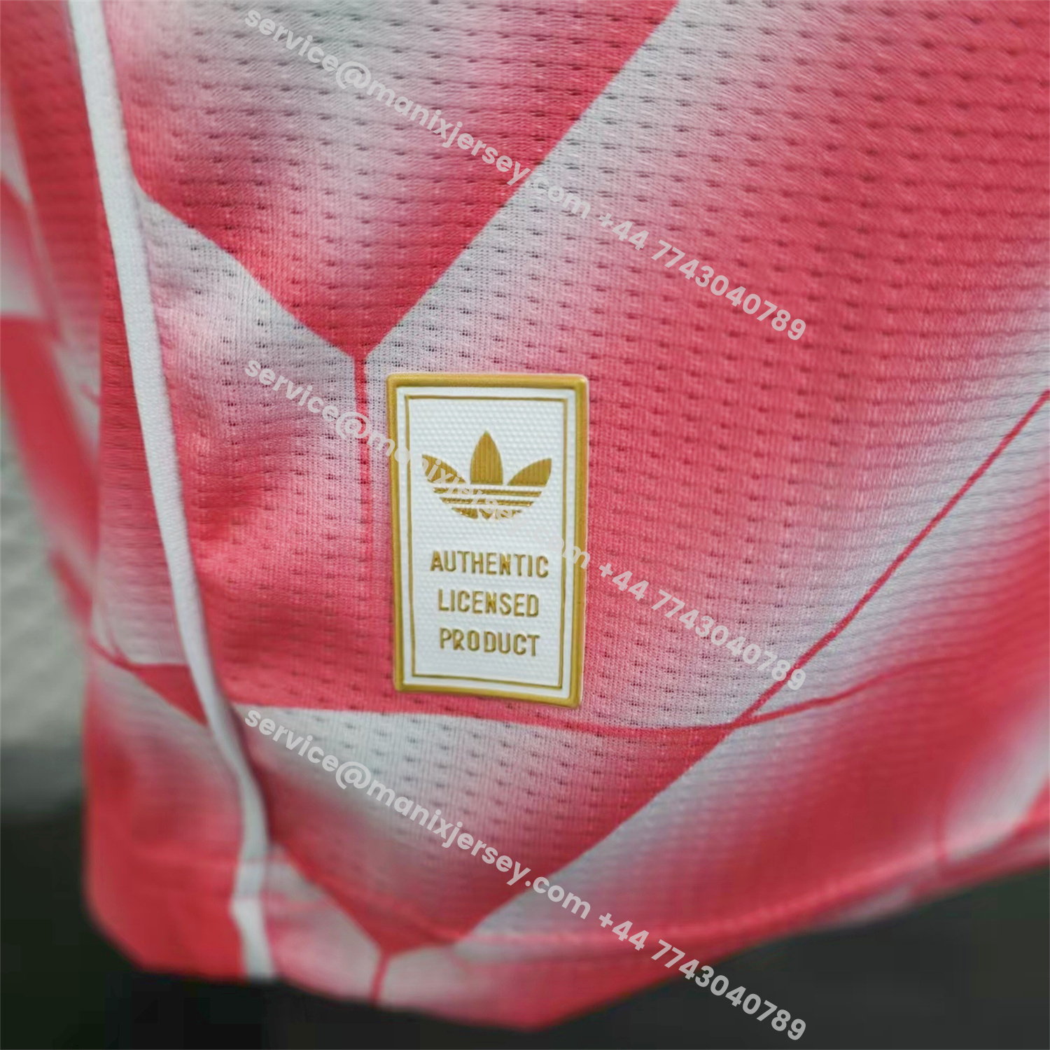 ManixJersey.com | Real Madrid 25-26 Refracted Pink Light White Special Jersey - Player Version -Customize Name, Number and Patch | Worldwide Shipping