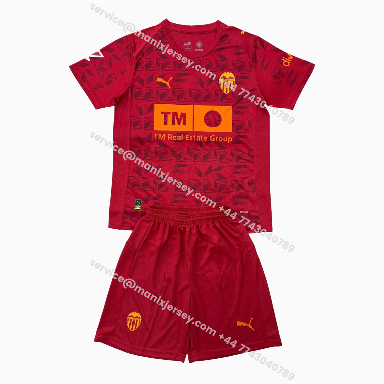 ManixJersey.com | Valencia 25-26 Away Men's Adult Jersey Set - Fans Version -Customize Name, Number and Patch | Worldwide Shipping