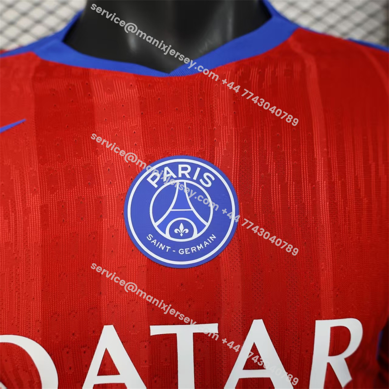 ManixJersey.com | Paris Saint-Germain PSG 25-26 Third Long Sleeves Jersey - Player Version -Customize Name, Number and Patch | Worldwide Shipping