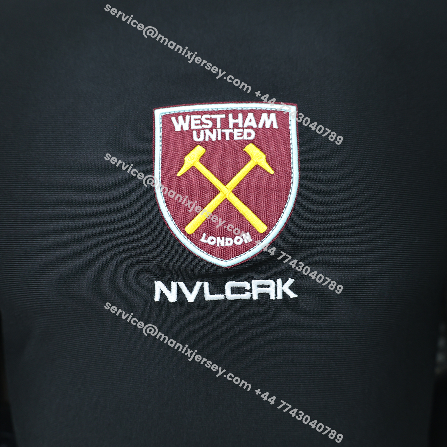 West Ham United 26-27 Retro Casual Style Black Polo Jersey - Player Version:football jersey mysite: unitedjerseyfootball 邓江浪:football