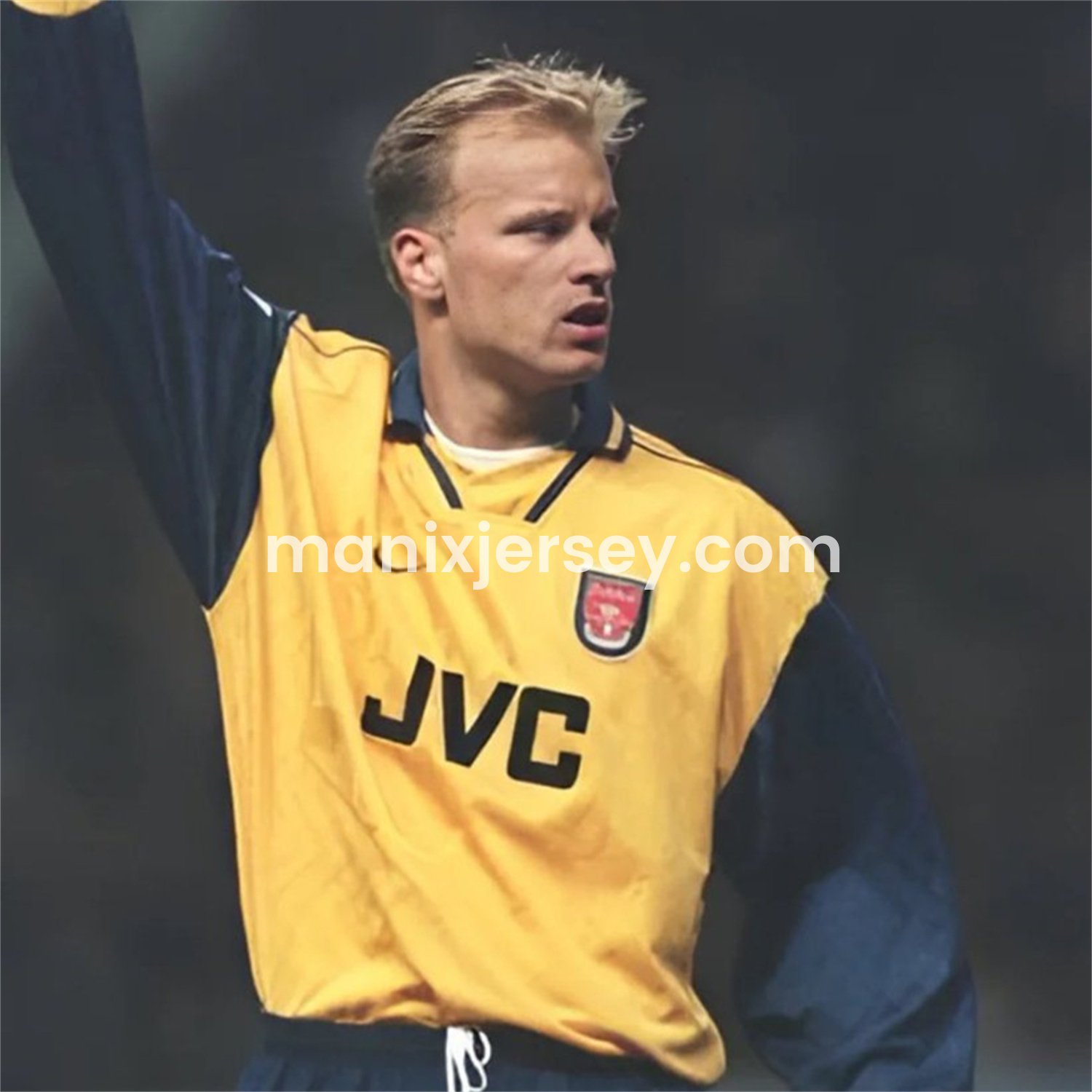 ManixJersey.com | Retro Arsenal 1996-97 Away Jersey -Customize Name, Number and Patch | Worldwide Shipping