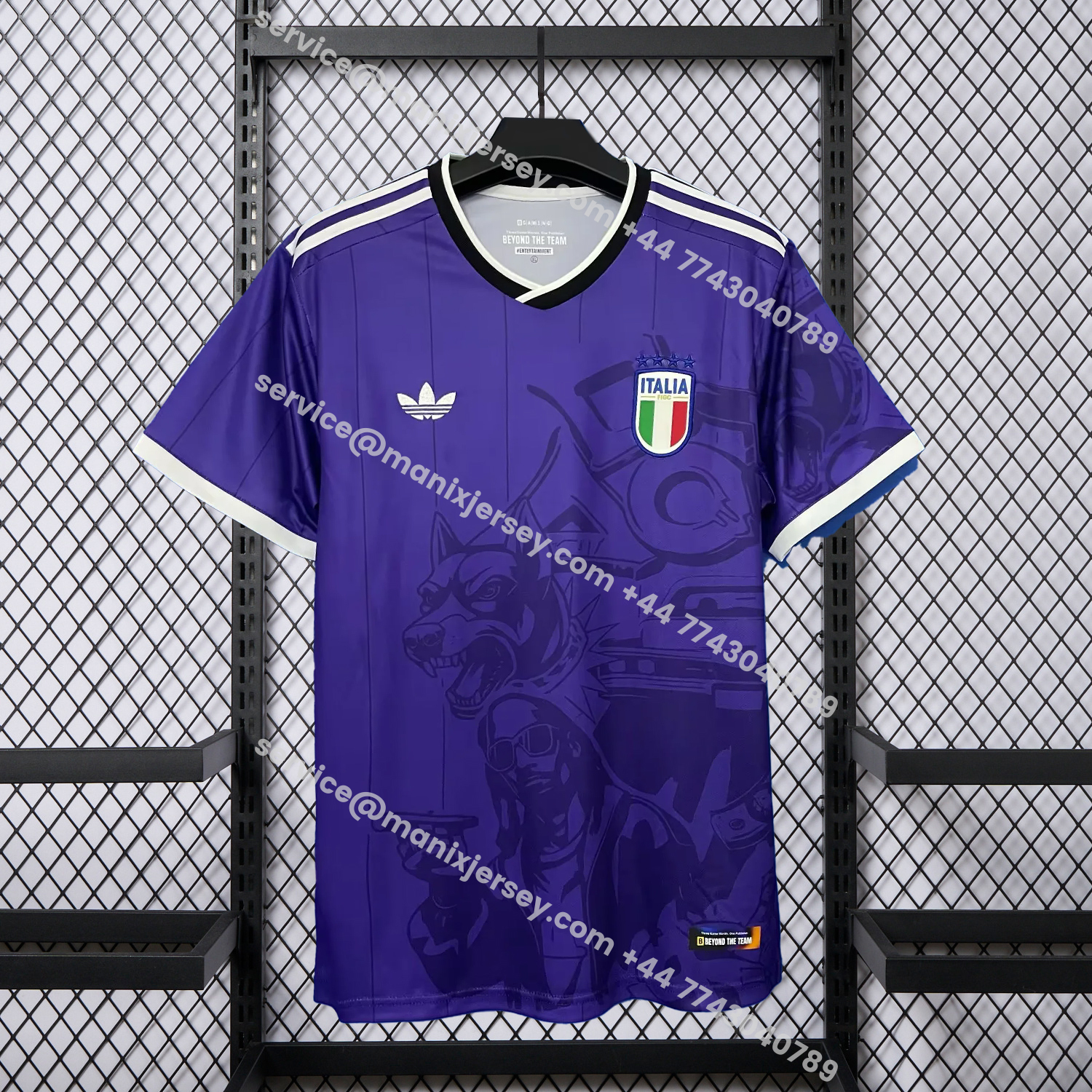 ManixJersey.com | Italy 2026 BGAMING Special Purple Jersey - Fans Version -Customize Name, Number and Patch | Worldwide Shipping