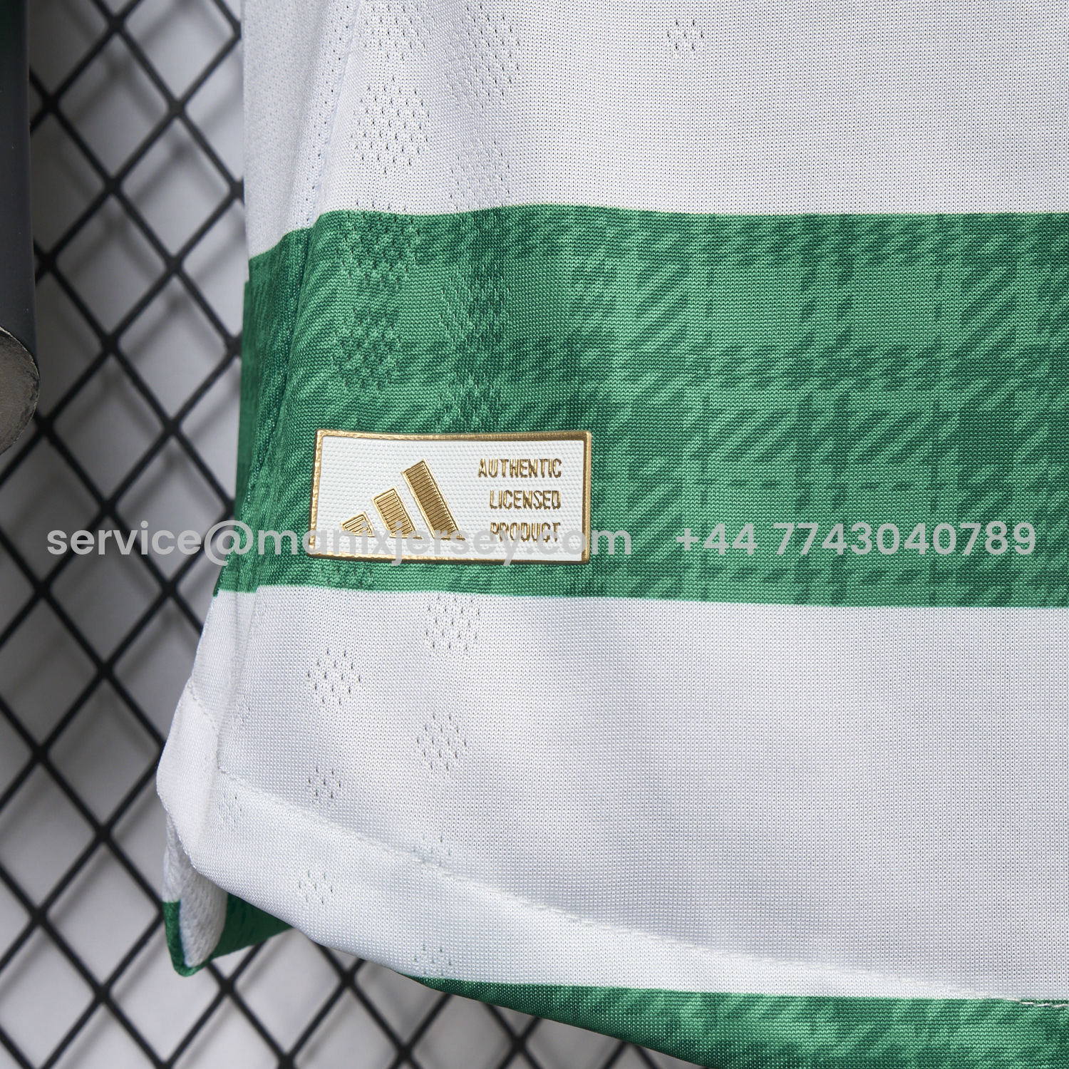 ManixJersey.com | Celtic 25-26 Home Green White Stripes Jersey - Player Version -Customize Name, Number and Patch | Worldwide Shipping
